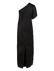 Calvin Klein - VISCOSE LINEN SHIFT MAXI DRESS - maxi sukienki - ck black - 4