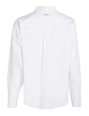 Calvin Klein - LINEN BLEND RELAXED SHIRT - långärmade skjortor - bright white - 4