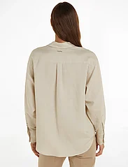 Calvin Klein - LINEN BLEND RELAXED SHIRT - langermede skjorter - peyote - 2