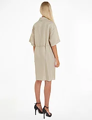 Calvin Klein - LINEN BLEND RELAXED SHIRT DRESS - kreklkleitas - peyote - 2