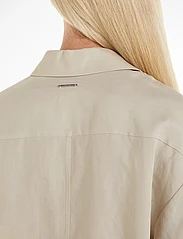 Calvin Klein - LINEN BLEND RELAXED SHIRT DRESS - marškinių tipo suknelės - peyote - 3
