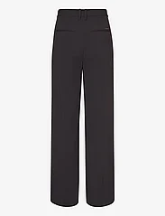 Calvin Klein - STRUCTURE TWILL WIDE LEG PANT - bikses ar platām starām - ck black - 1