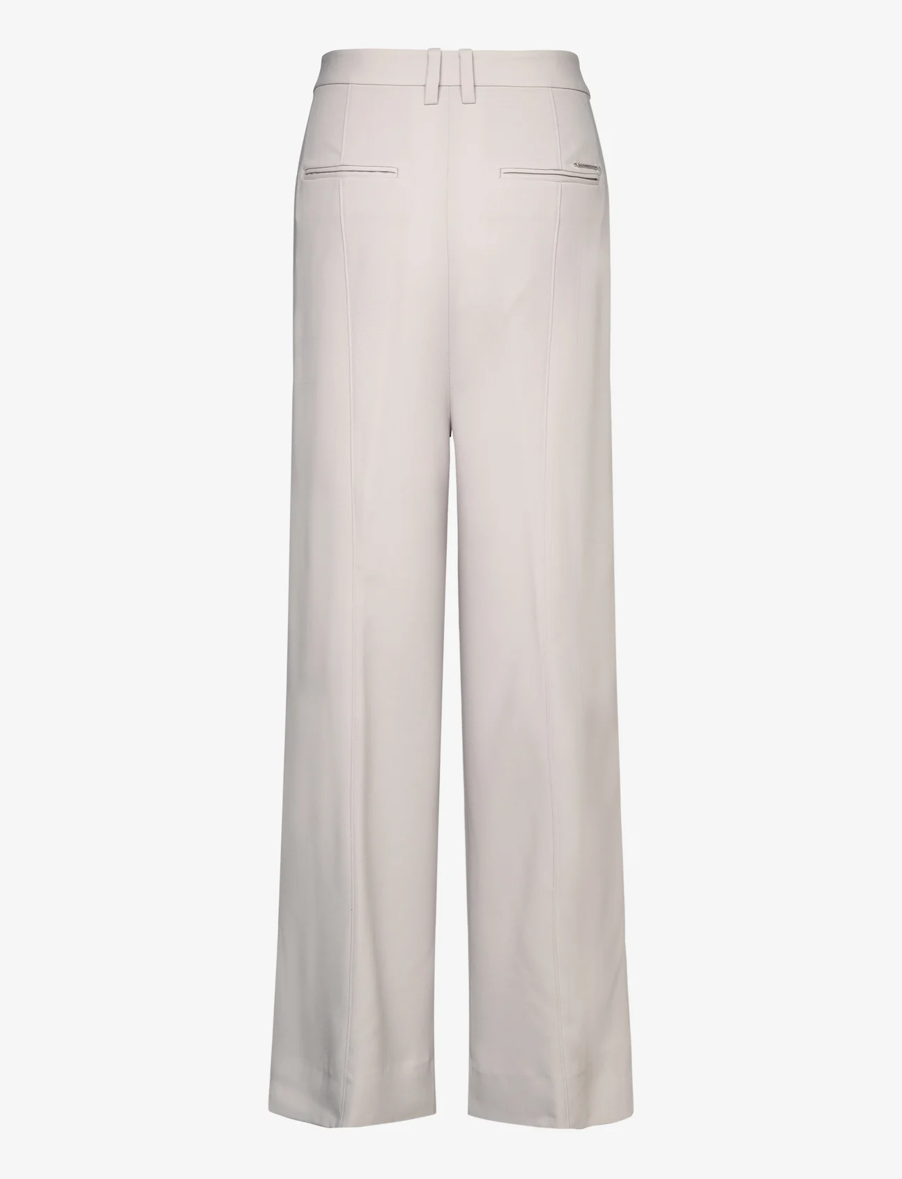 Calvin Klein - STRUCTURE TWILL WIDE LEG PANT - bukser med brede ben - morning haze - 1