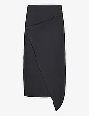 Calvin Klein - STRETCH JERSEY MIDI SKIRT - midi skirts - ck black - 0