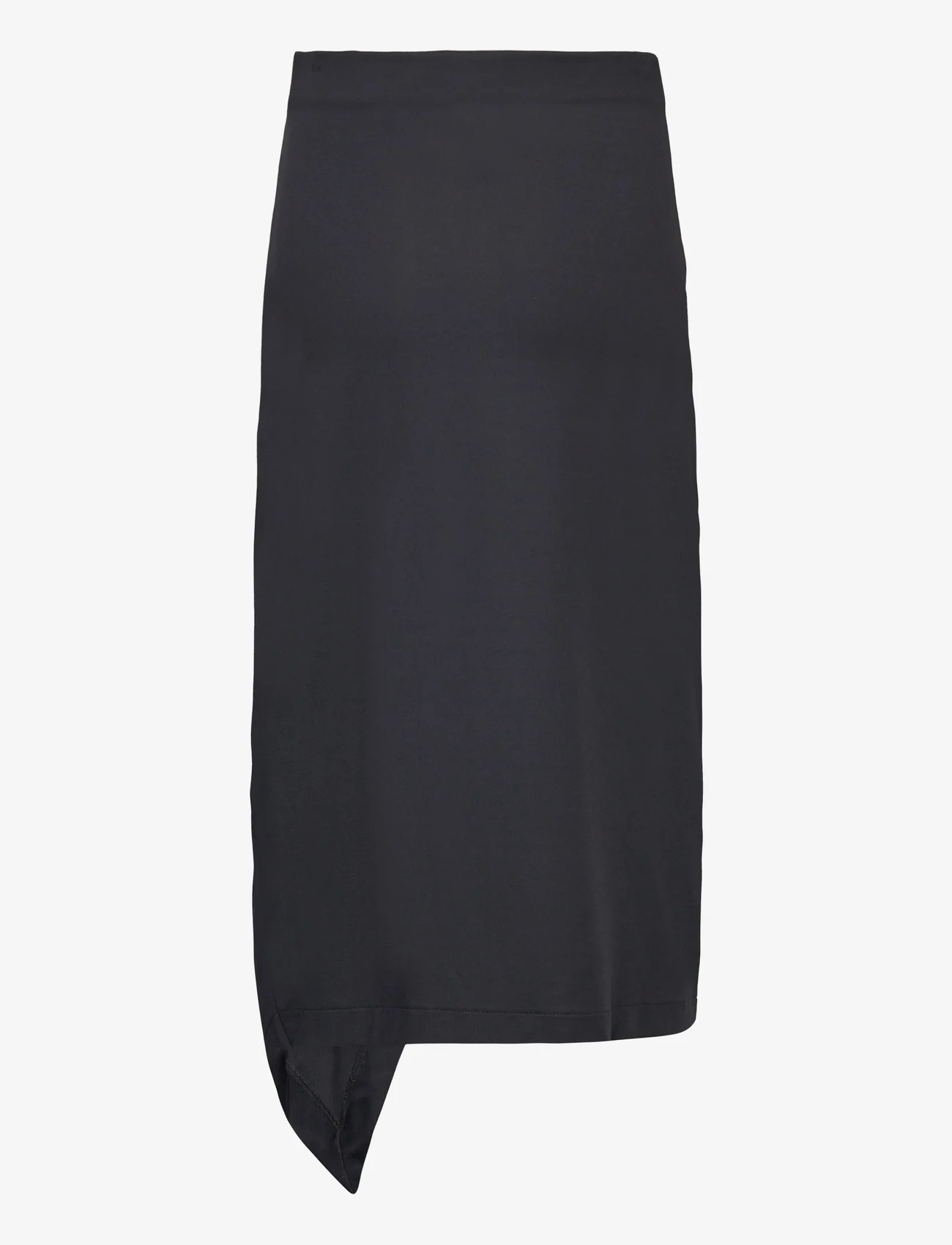 Calvin Klein - STRETCH JERSEY MIDI SKIRT - midi kjolar - ck black - 1
