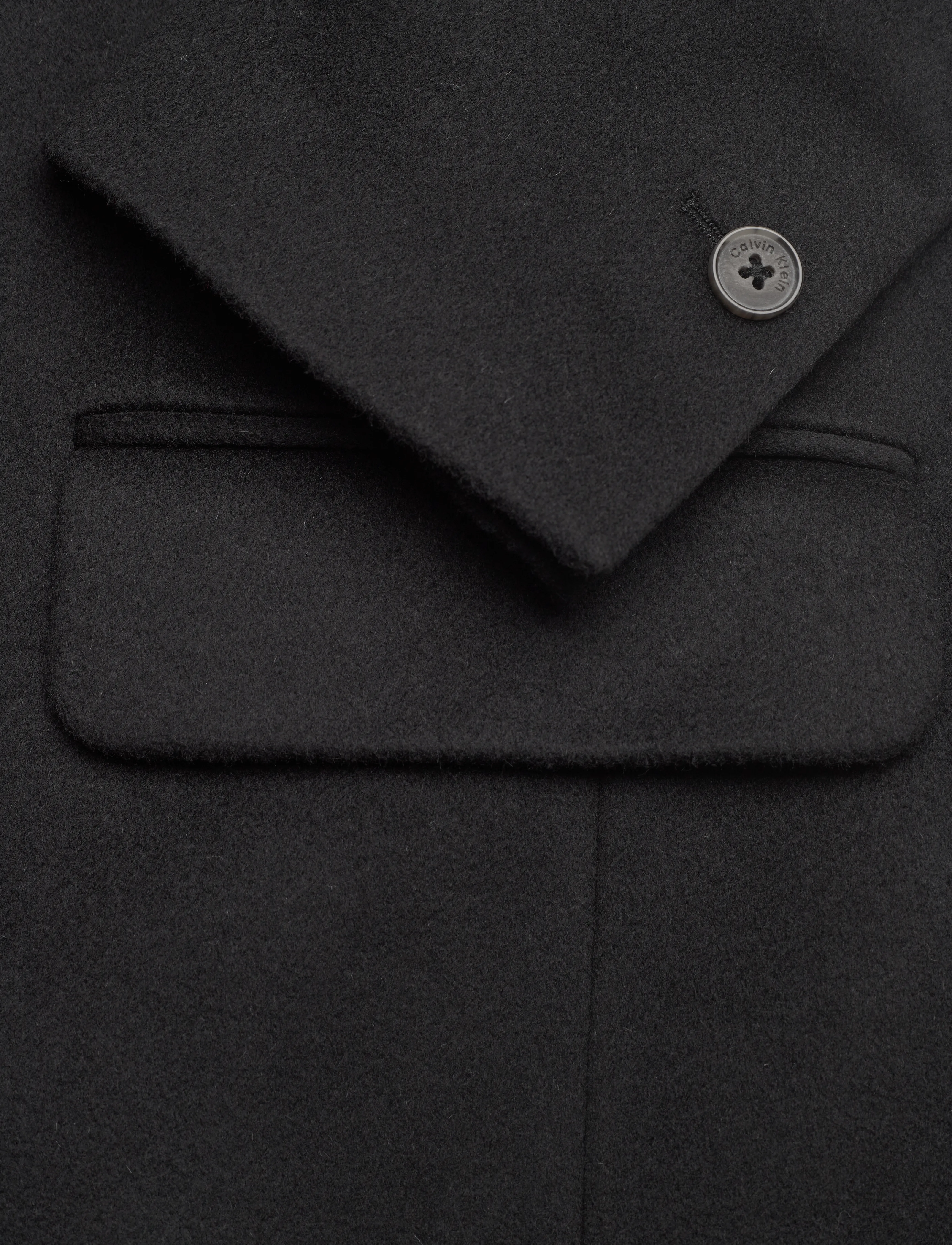 Calvin Klein - ESSENTIAL WOOL COAT - ck black - 3