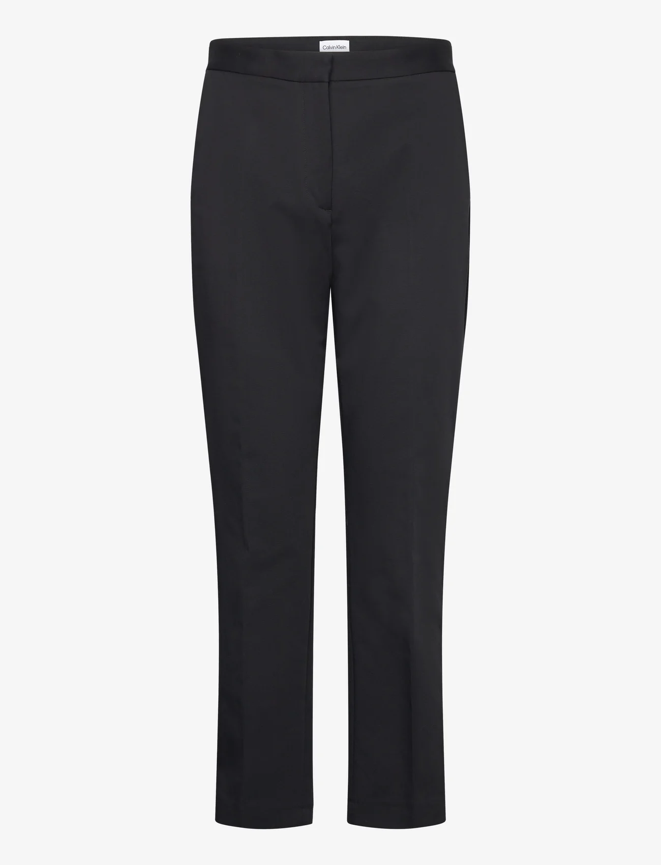 Calvin Klein - COTTON STRETCH SLIM PANT - „chino“ stiliaus kelnės - ck black - 0