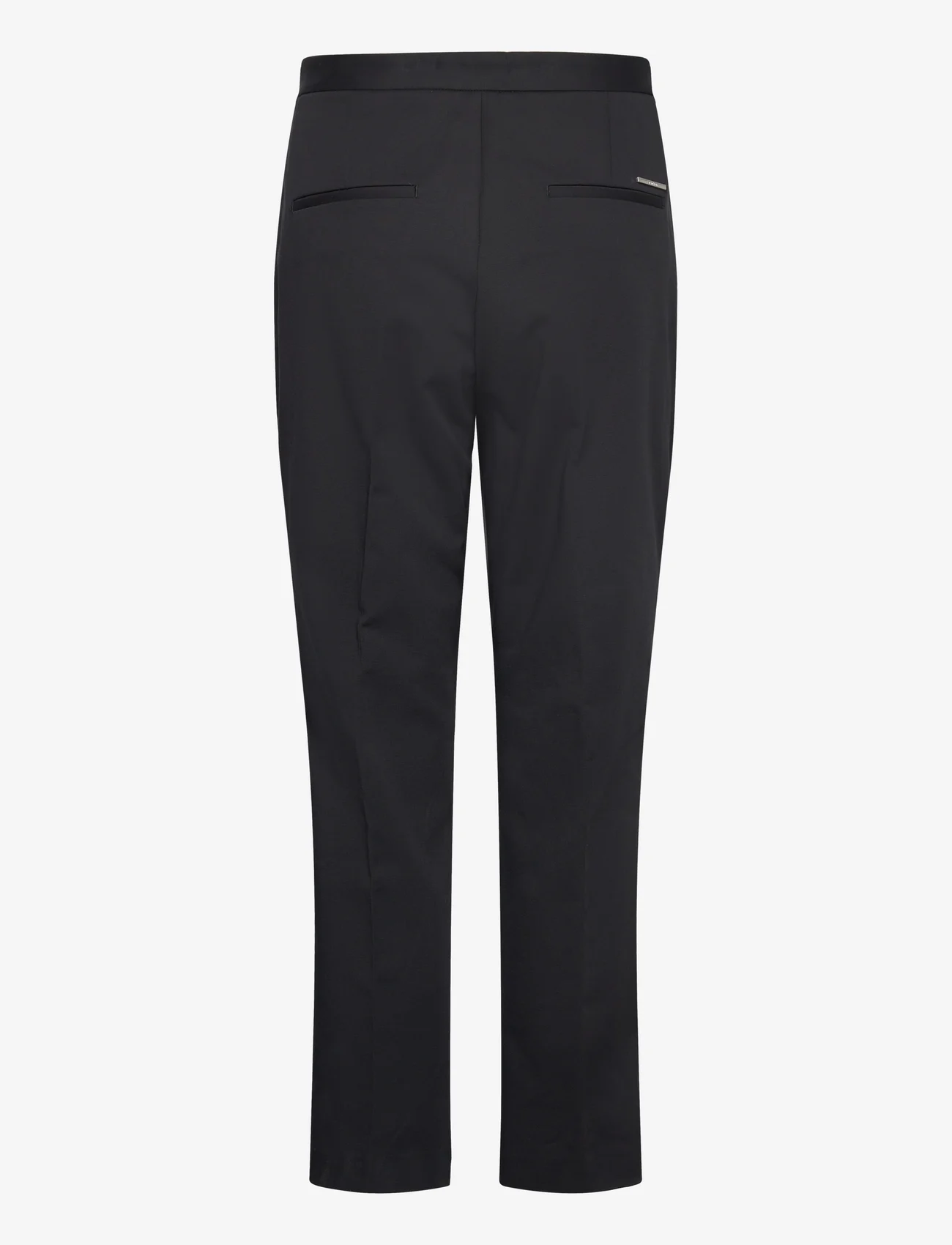 Calvin Klein - COTTON STRETCH SLIM PANT - „chino“ stiliaus kelnės - ck black - 1