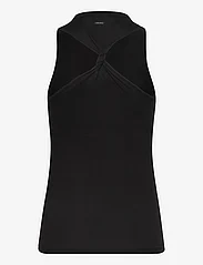Calvin Klein - SMOOTH COTTON TWIST BACK TANK - mouwloze tops - ck black - 1