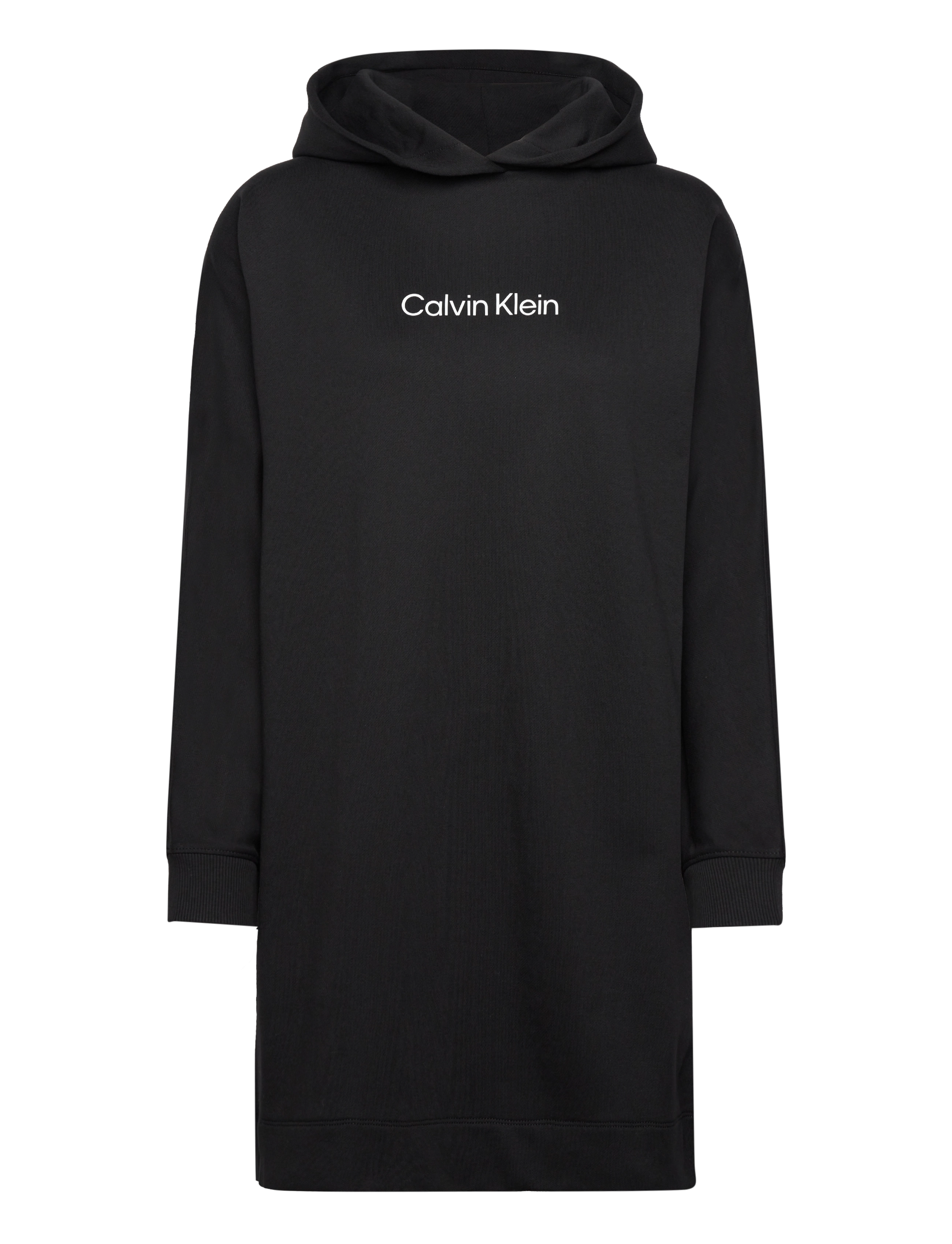 Calvin Klein - HERO LOGO HOODIE DRESS - ck black - 1