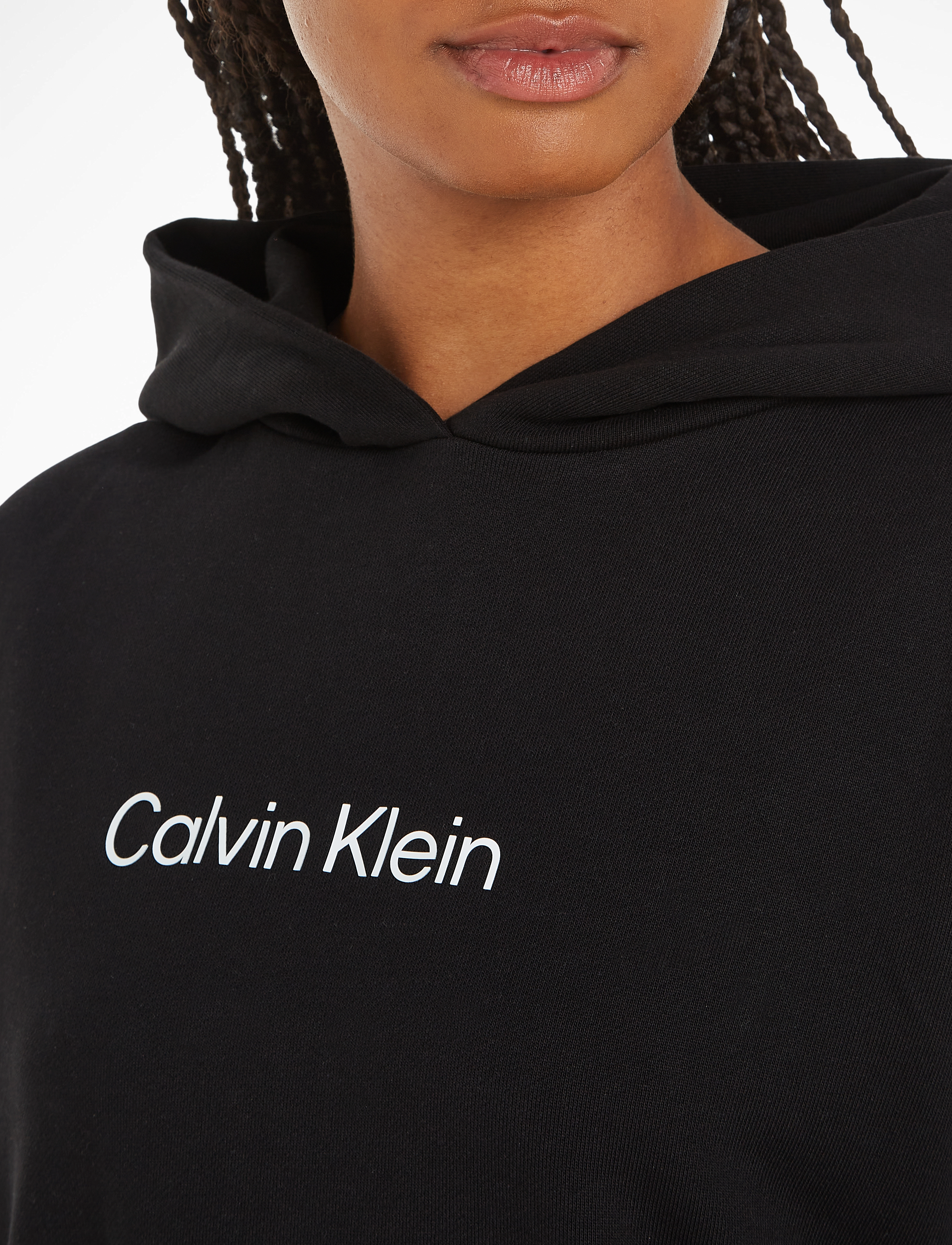 Calvin Klein - HERO LOGO HOODIE DRESS - ck black - 4