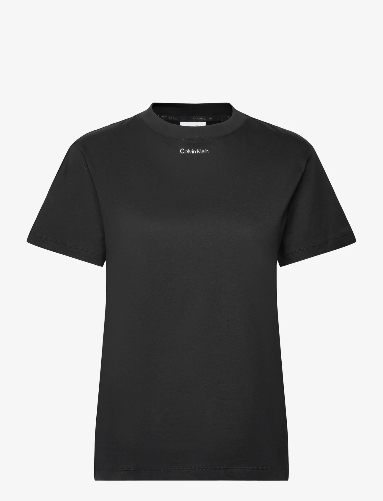 Calvin Klein - METALLIC MICRO LOGO T SHIRT - t-skjorter - ck black - 0