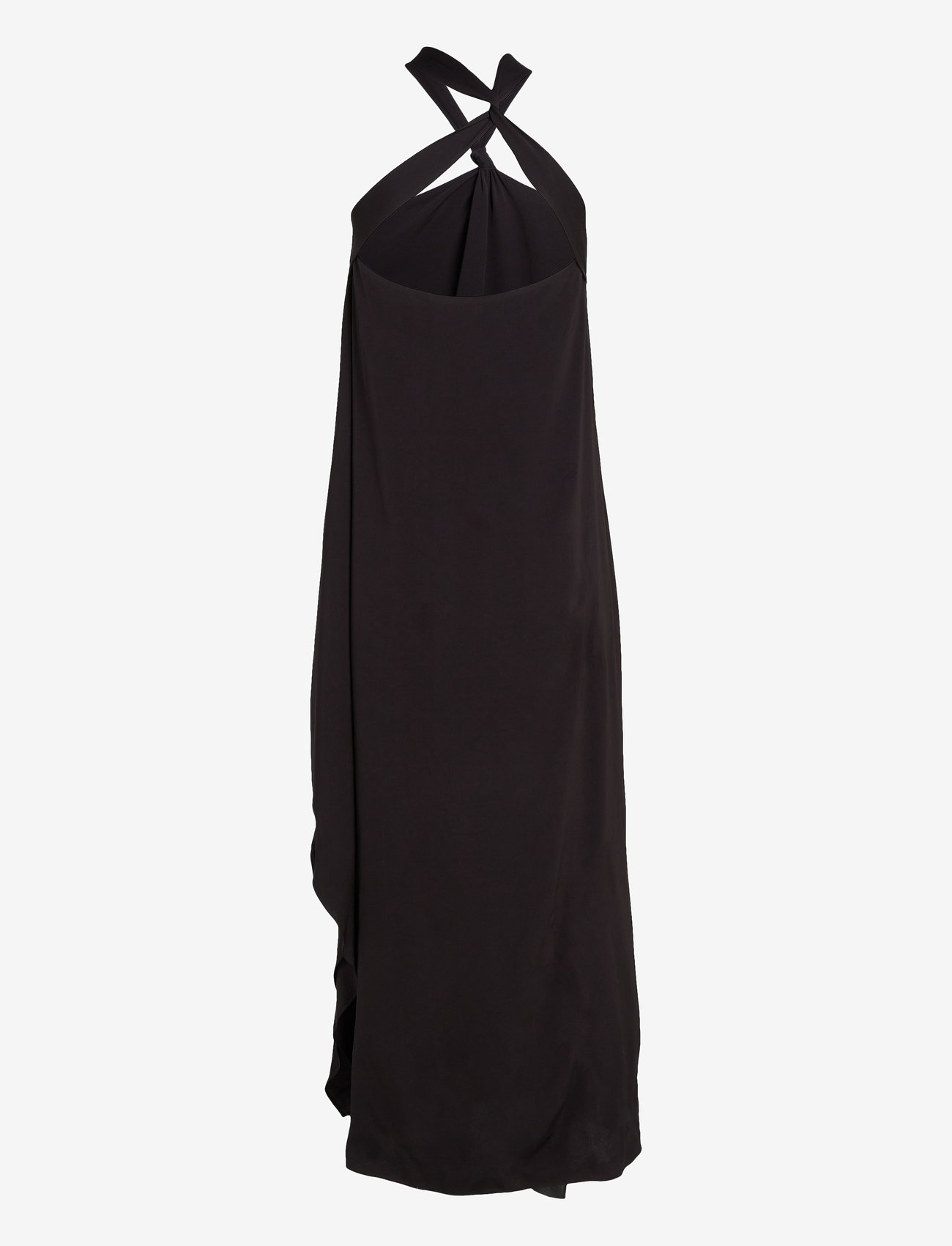 Calvin Klein - HIGH SHINE KNOT ANKLE DRESS - cocktailkleider - ck black - 4