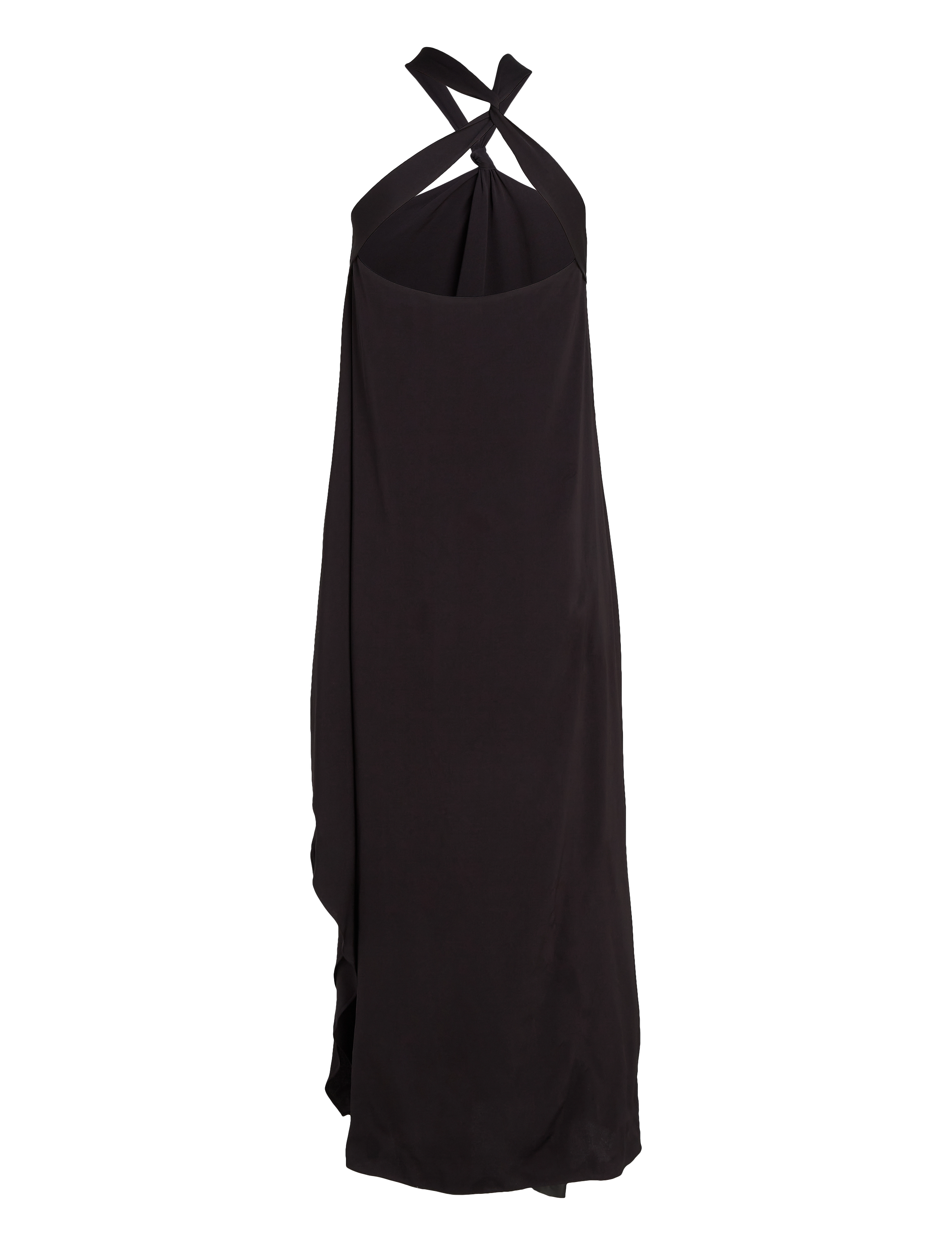 Calvin Klein - HIGH SHINE KNOT ANKLE DRESS - festtøj til outletpriser - ck black - 4