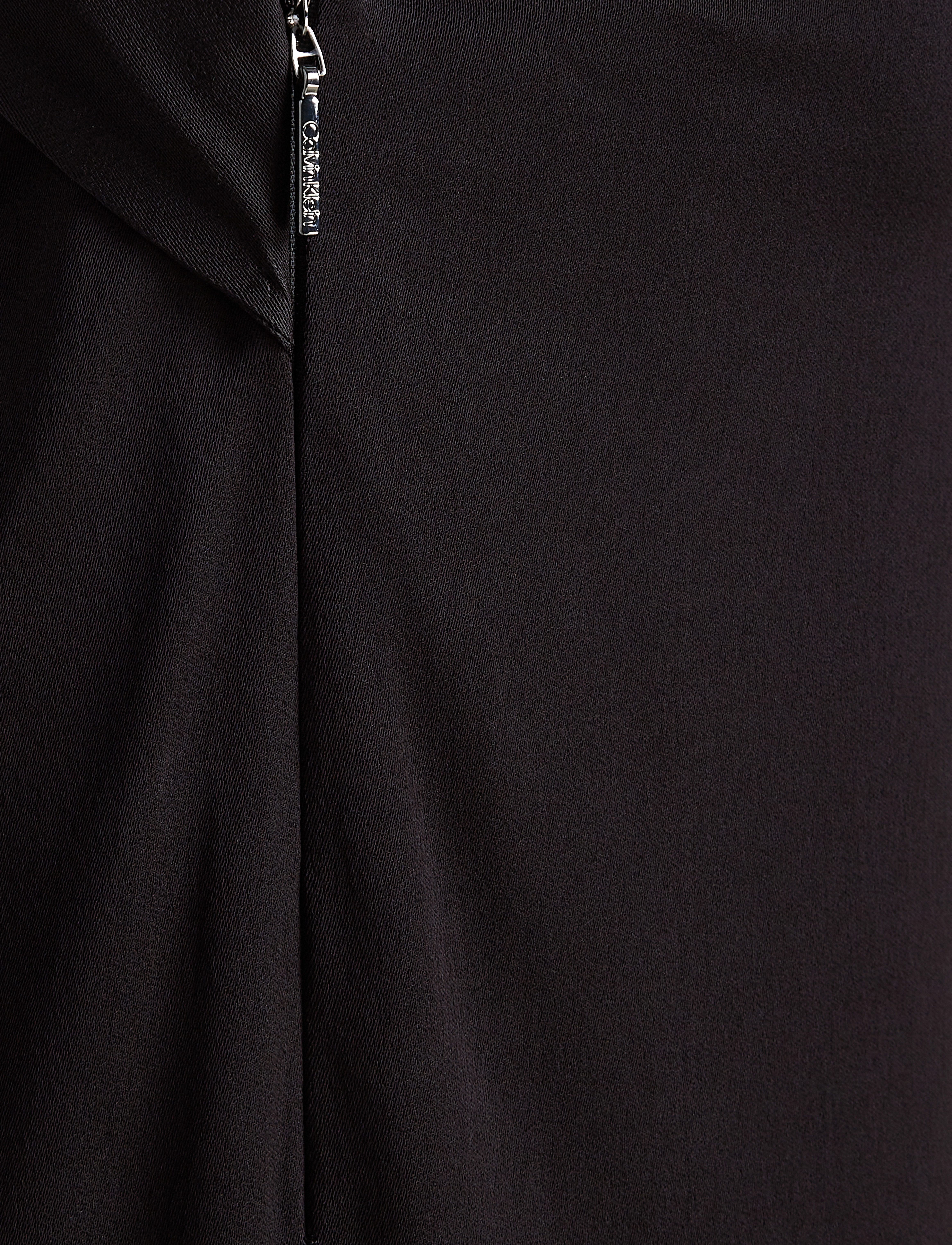 Calvin Klein - HIGH SHINE KNOT ANKLE DRESS - festtøj til outletpriser - ck black - 5