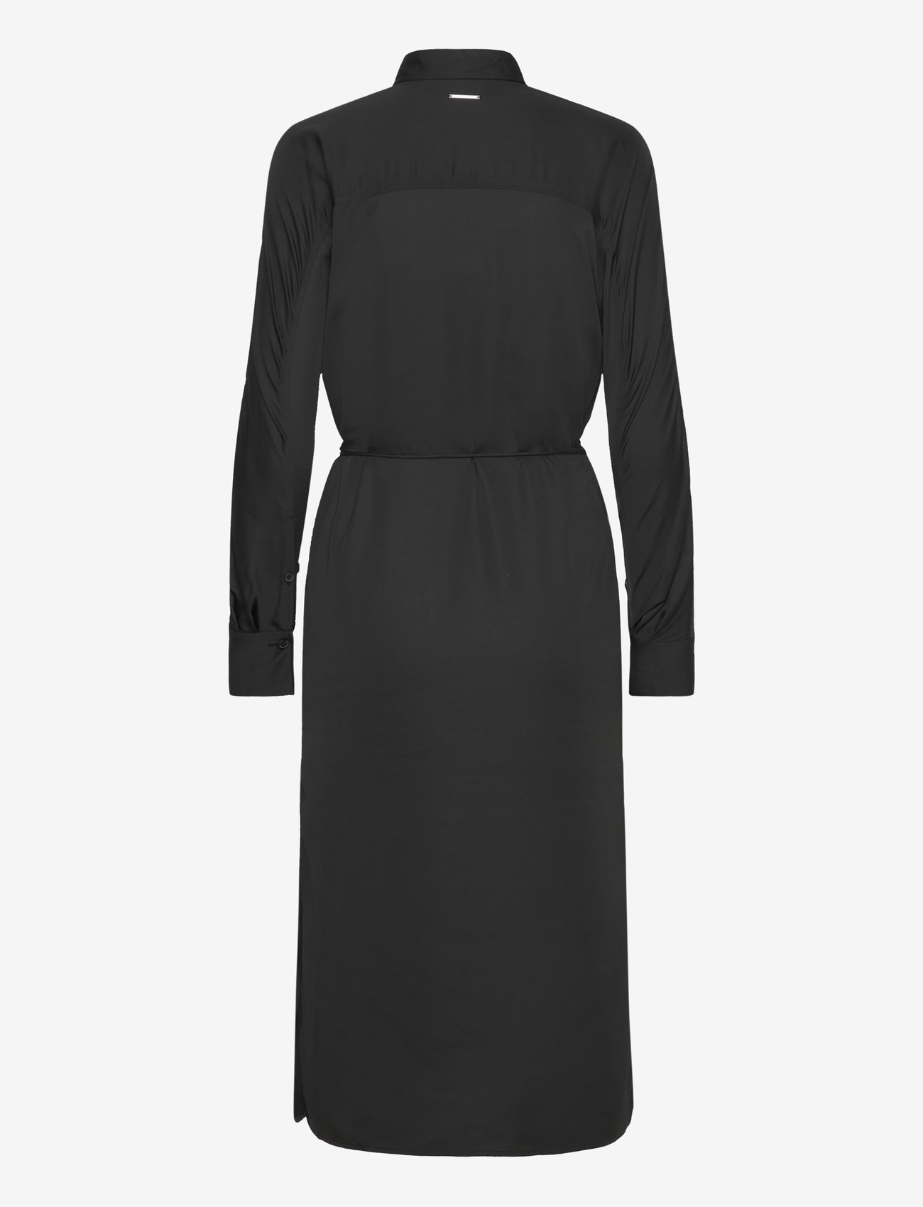 Calvin Klein - RECYCLED CDC MIDI SHIRT DRESS - särkkleidid - ck black - 1