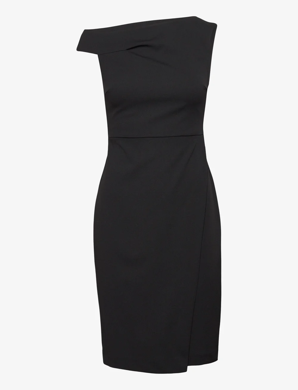 Calvin klein black off shoulder dress sales