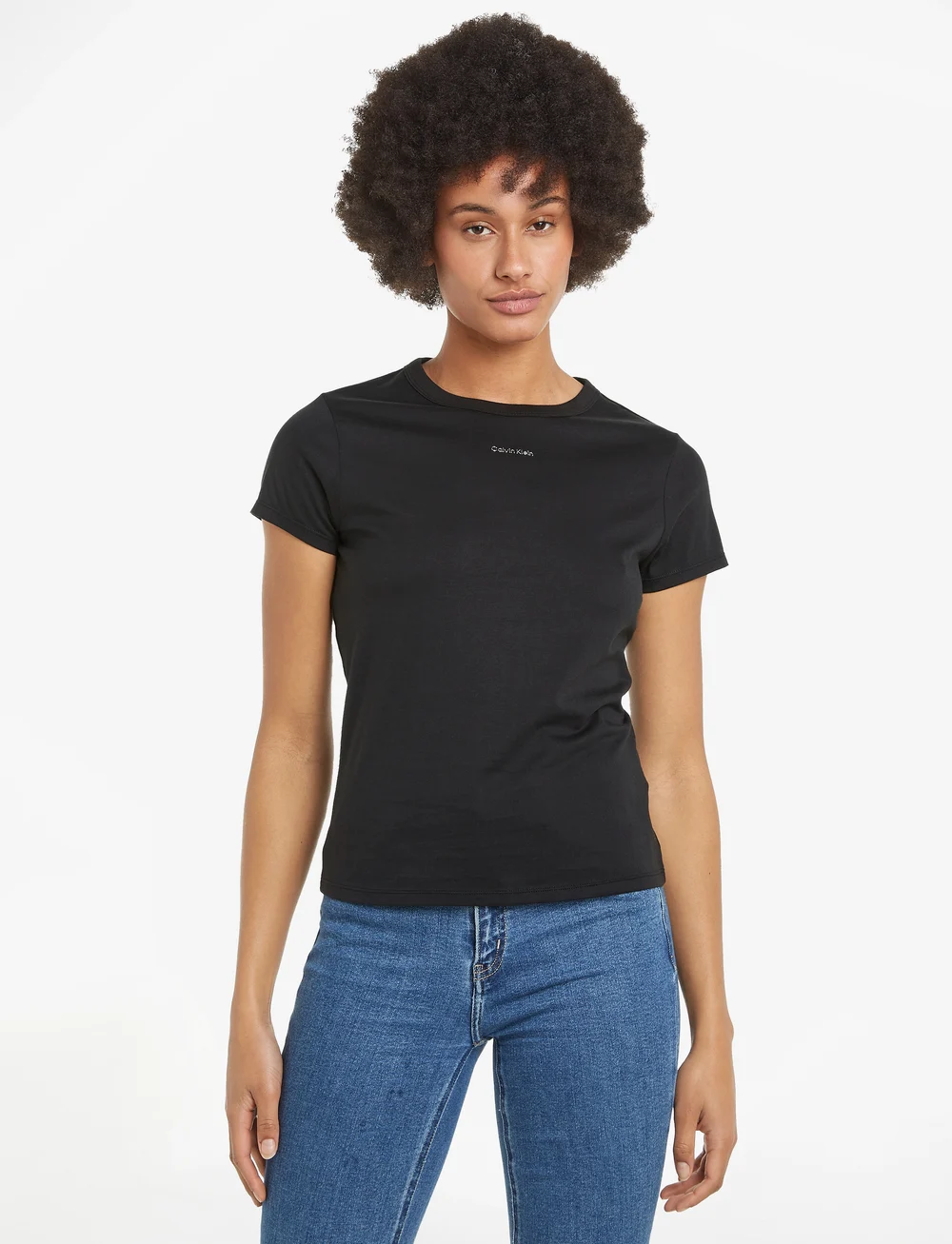 Calvin Klein Nano Logo Slim T shirt T shirts Boozt