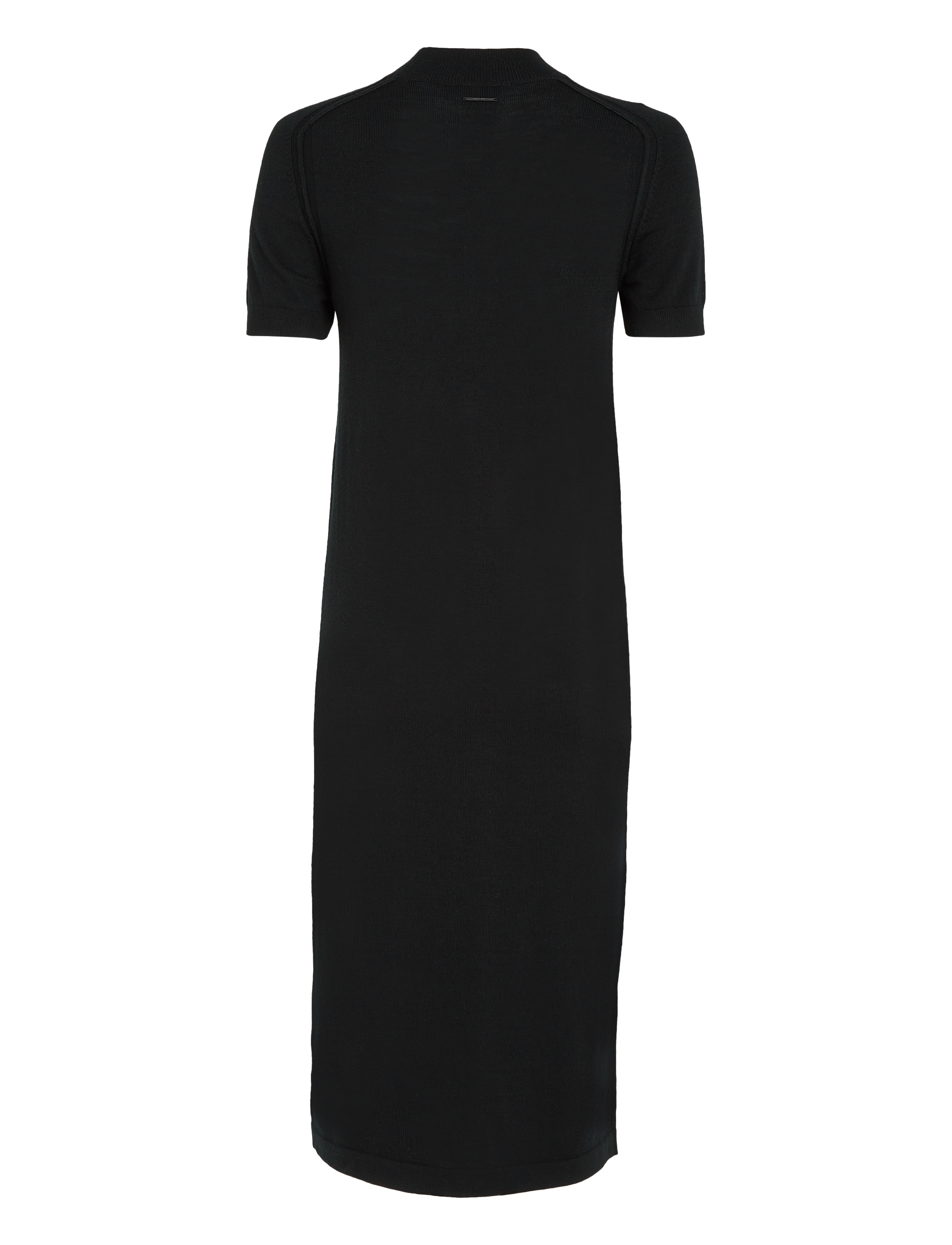 Calvin Klein - MERINO WOOL MOCK-NK KNEE DRESS - ck black - 4