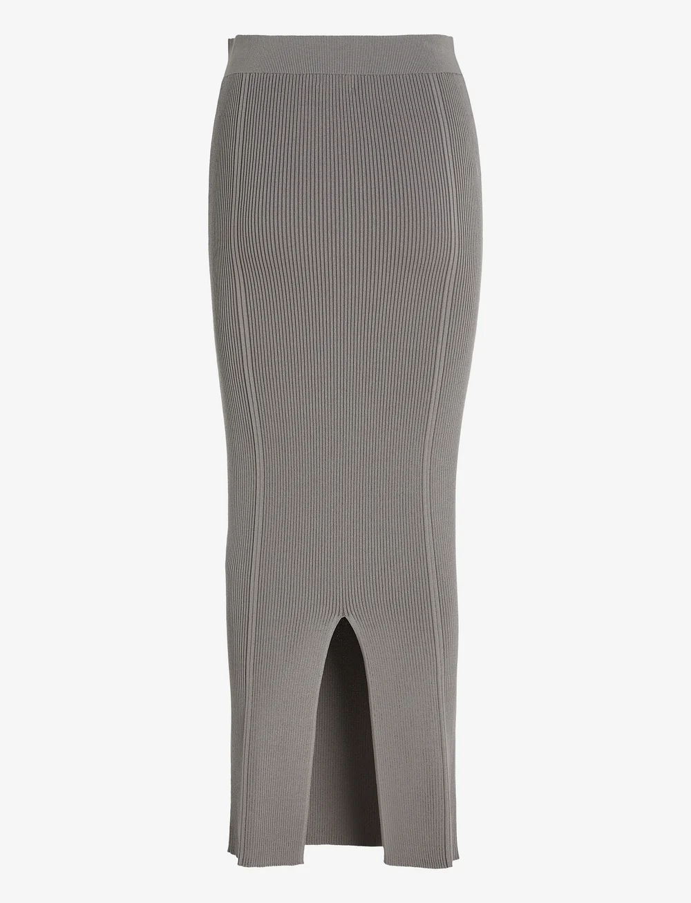 Calvin Klein - TWO TONE RIB COLUMN SKIRT - knitted skirts - steeple gray - 4