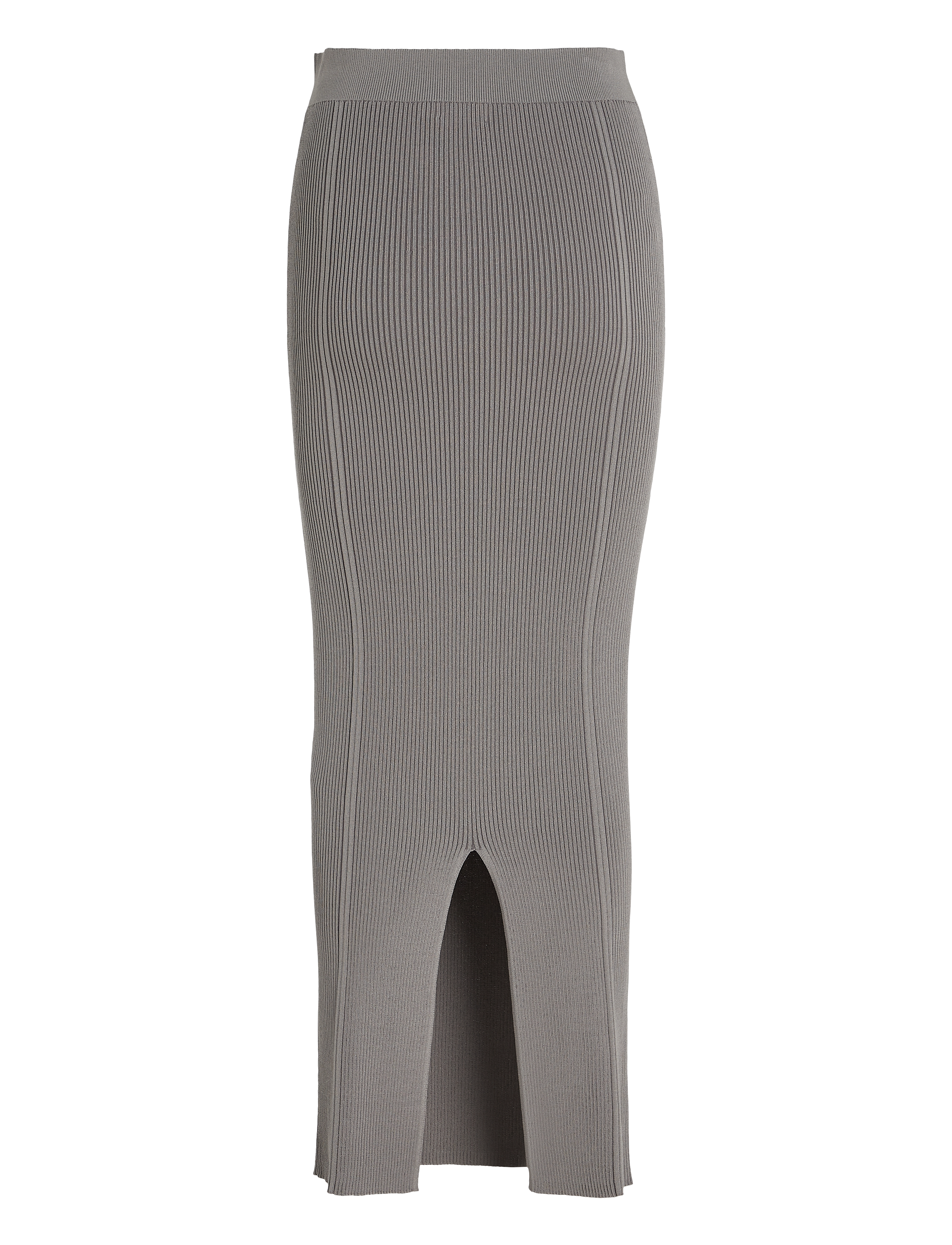 Calvin Klein - TWO TONE RIB COLUMN SKIRT - maxi nederdele - steeple gray - 4