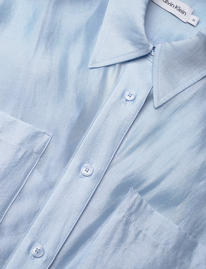 Calvin Klein - TENCEL VOILE SHIRT DRESS - skjortekjoler - dream blue - 3