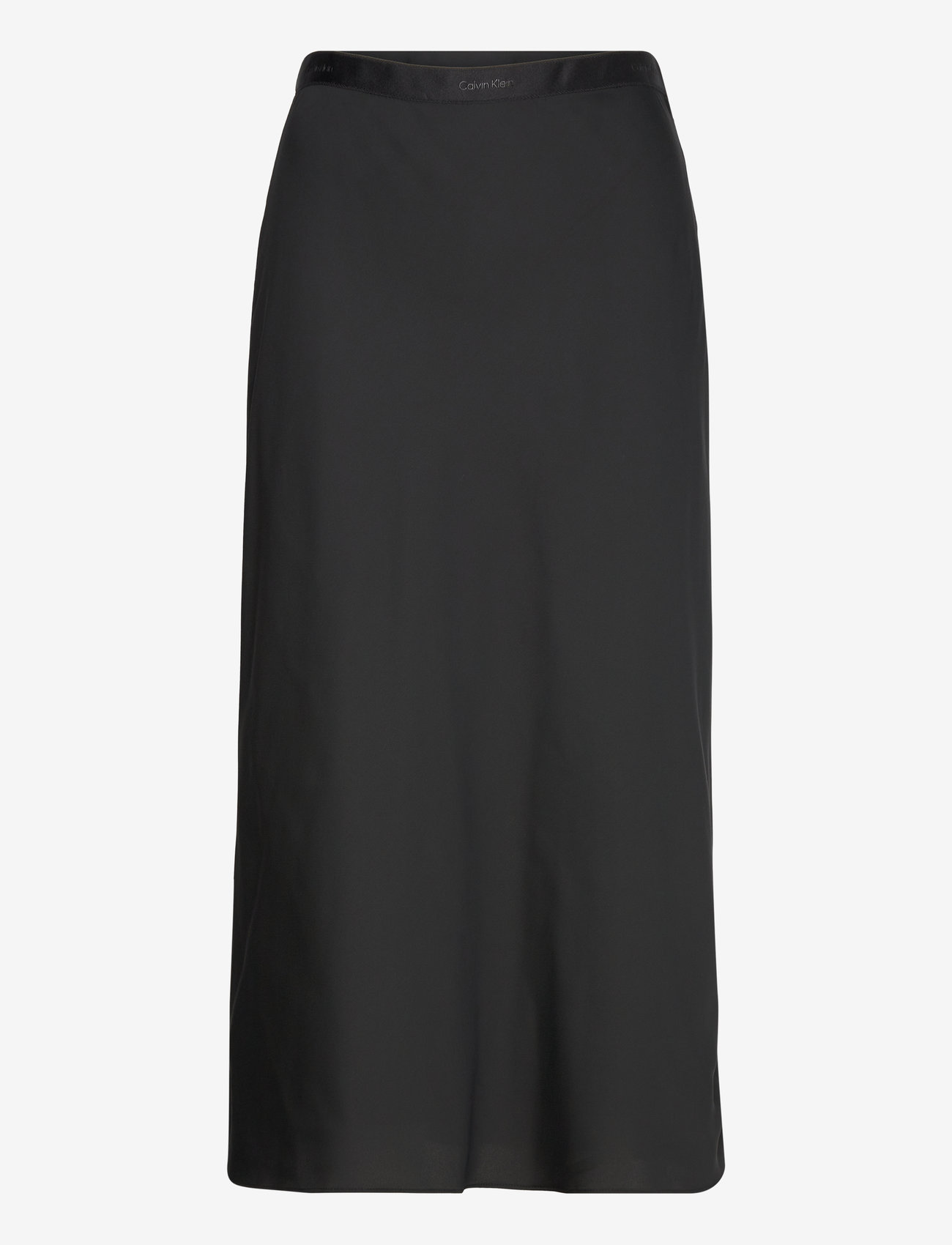 Calvin Klein - RECYCLED CDC BIAS CUT MIDI SKIRT - satinröcke - ck black - 0