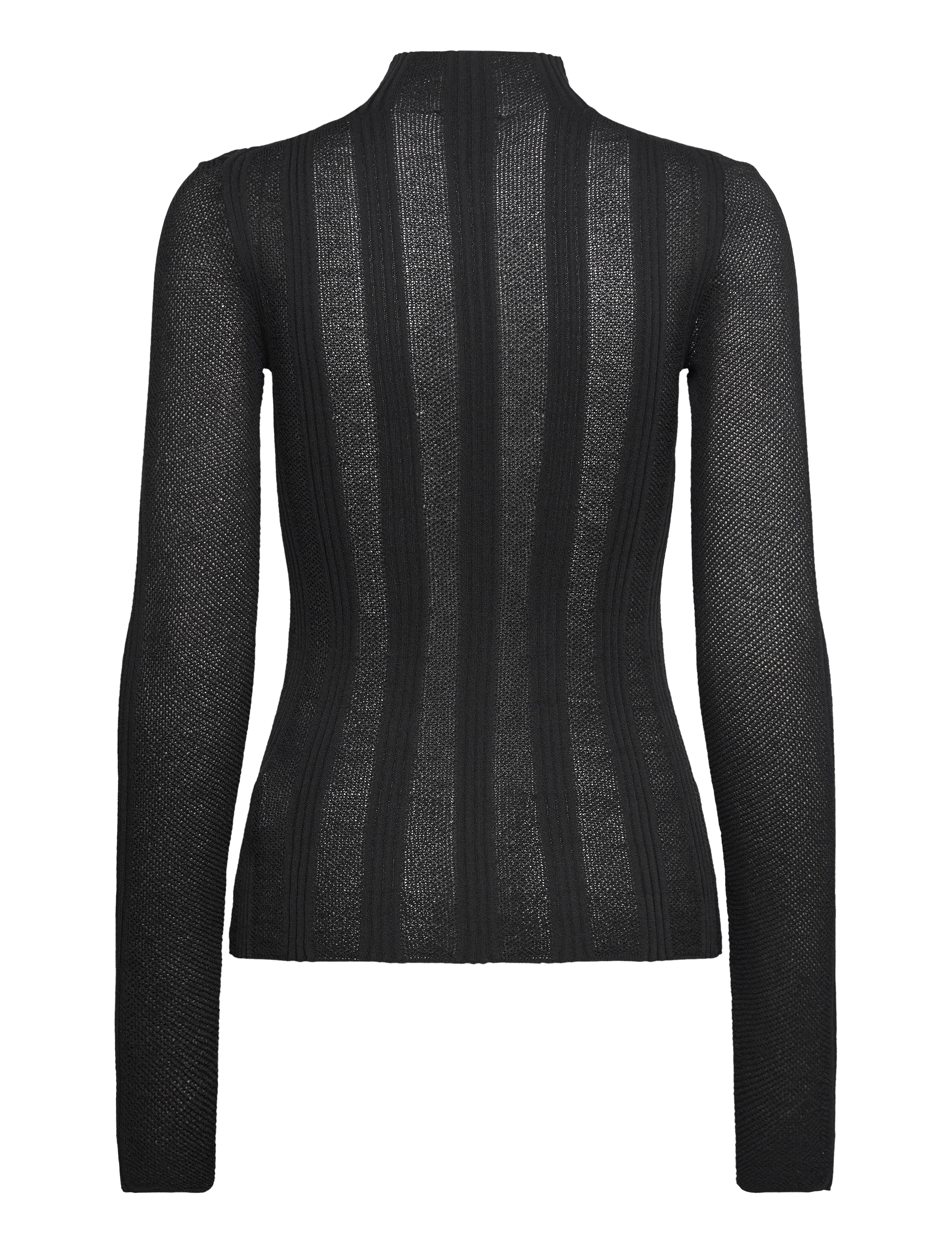 Calvin Klein - LACE OPEN STITCH SWEATER - trøjer - ck black - 1
