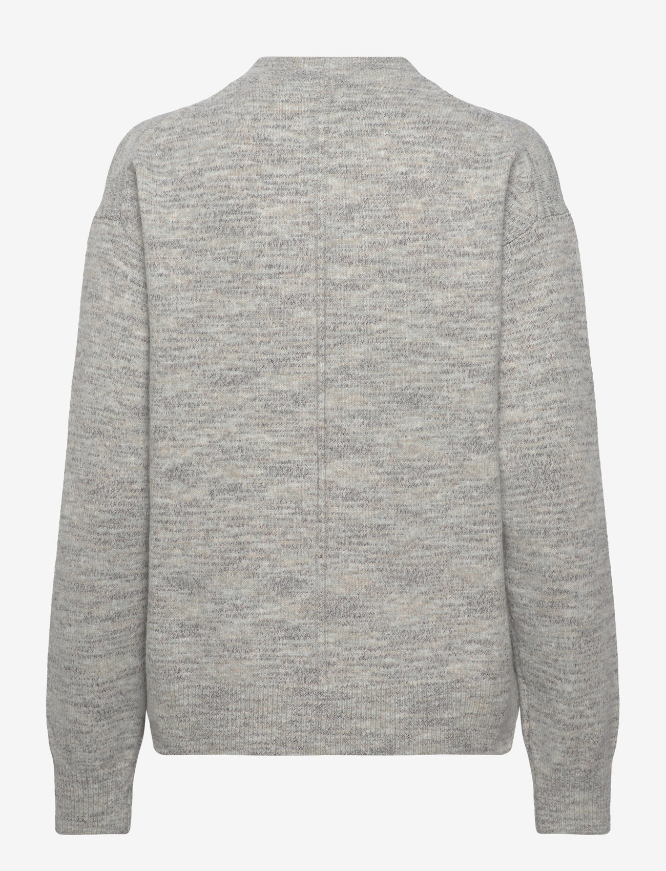 Calvin Klein - SOFT HEATHER C-NECK SWEATER - stickade tröjor - light grey heather - 1