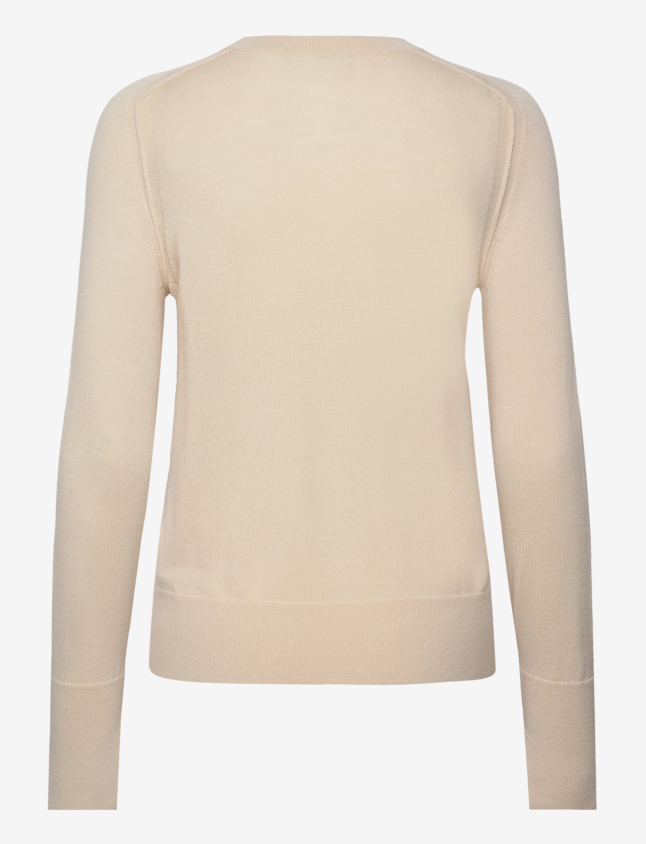 Calvin Klein - MERINO WOOL CREW NECK SWEATER - wood ash - 1