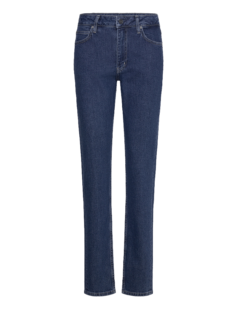 Calvin Klein - MR SLIM - MID STONE BLUE - slim jeans - denim dark - 0