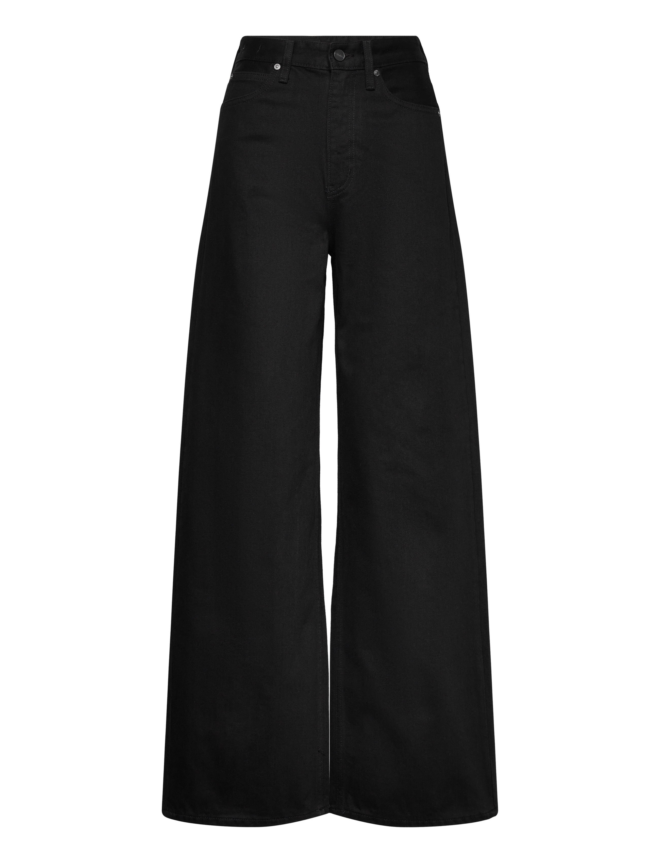 Calvin Klein - HR WIDE - FOREVER BLACK - denim black - 1