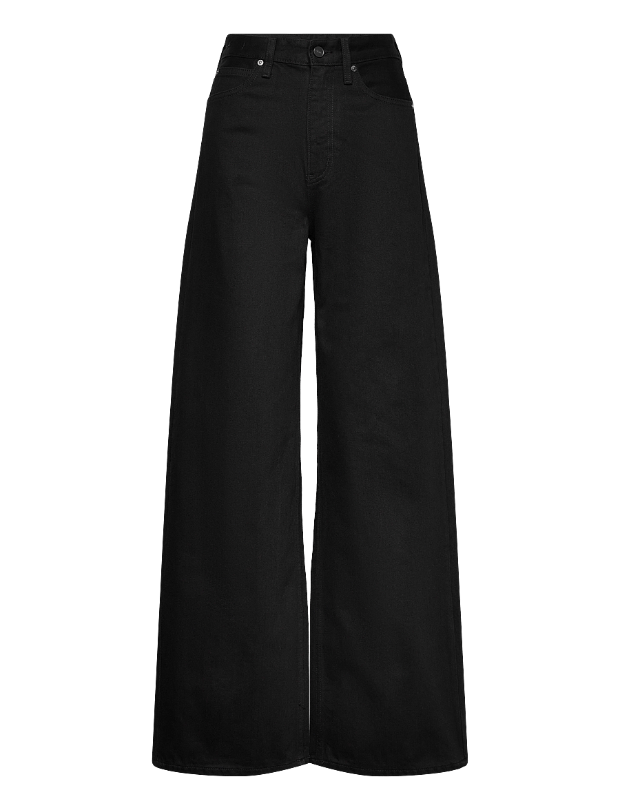 Calvin Klein - HR WIDE - FOREVER BLACK - denim black - 1