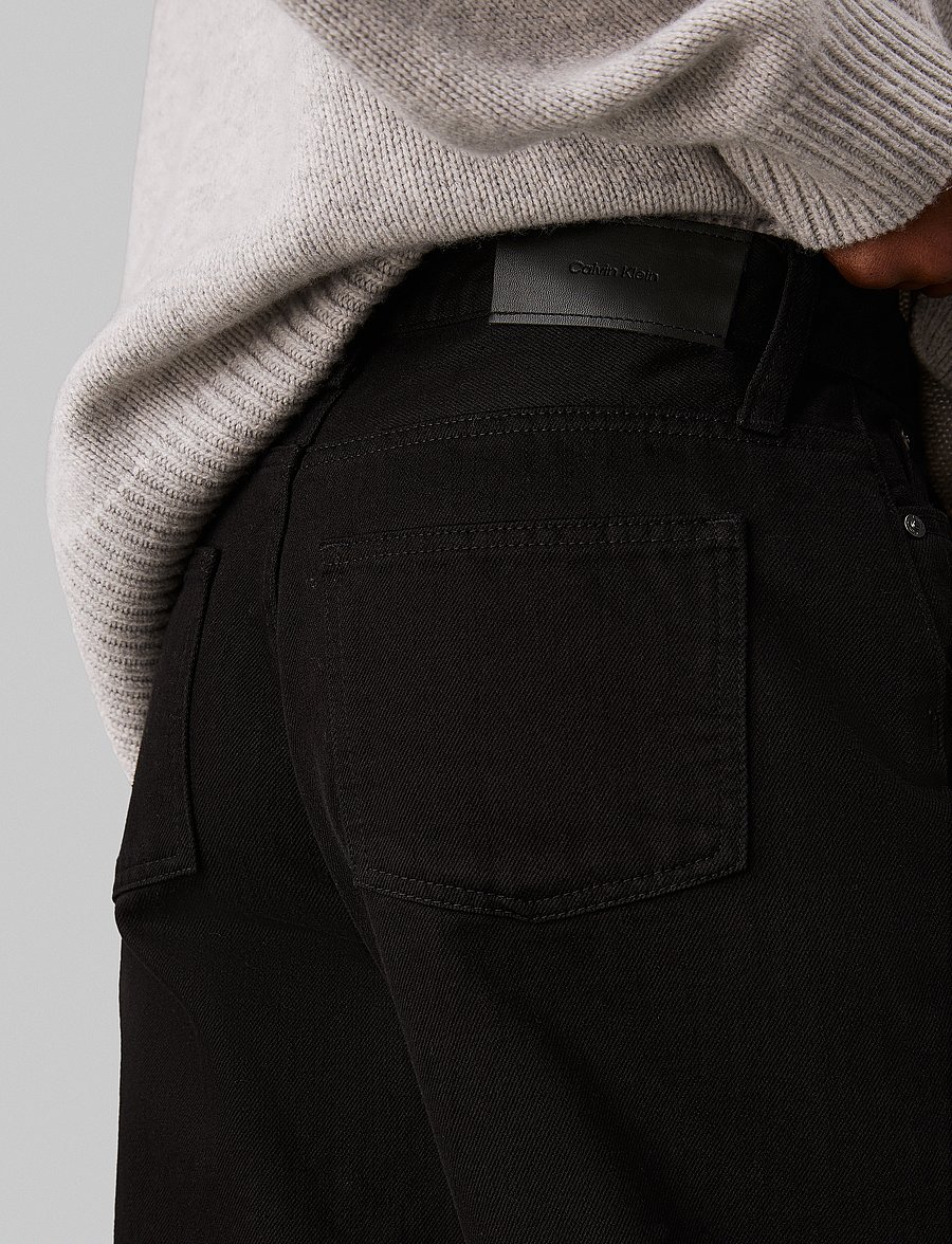 Calvin Klein - HR WIDE - FOREVER BLACK - denim black - 3