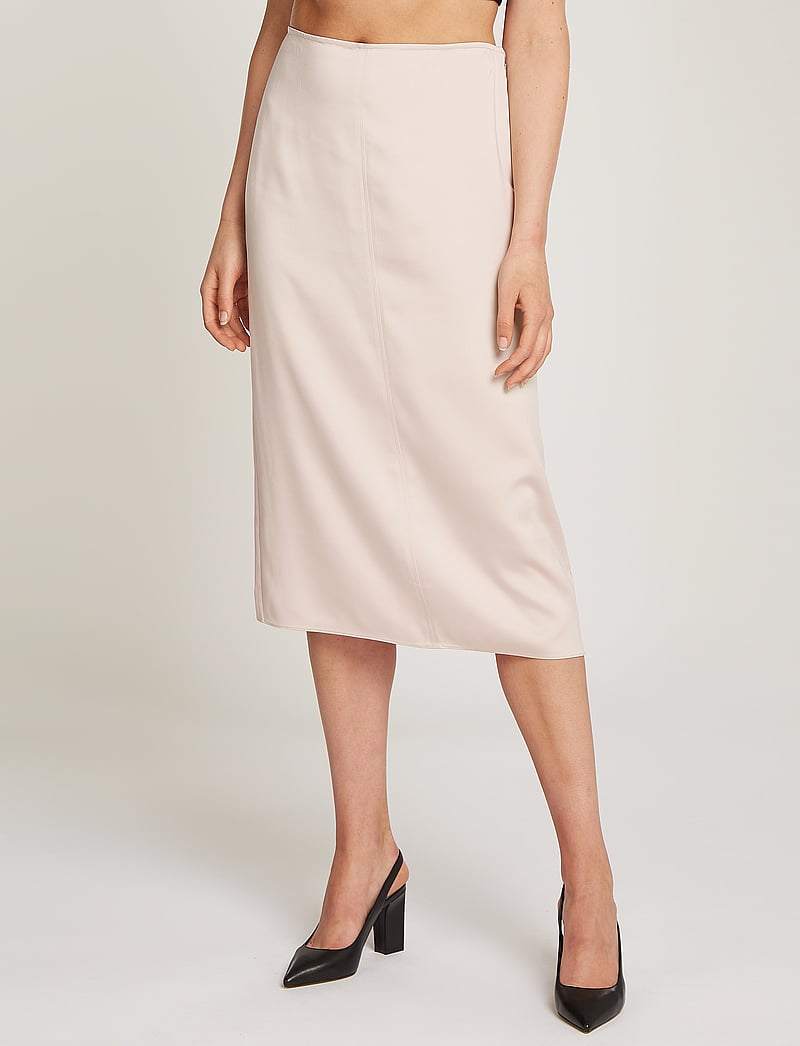 Calvin Klein Structured Satin Skirt (CKMK20K207655) Midi rokken