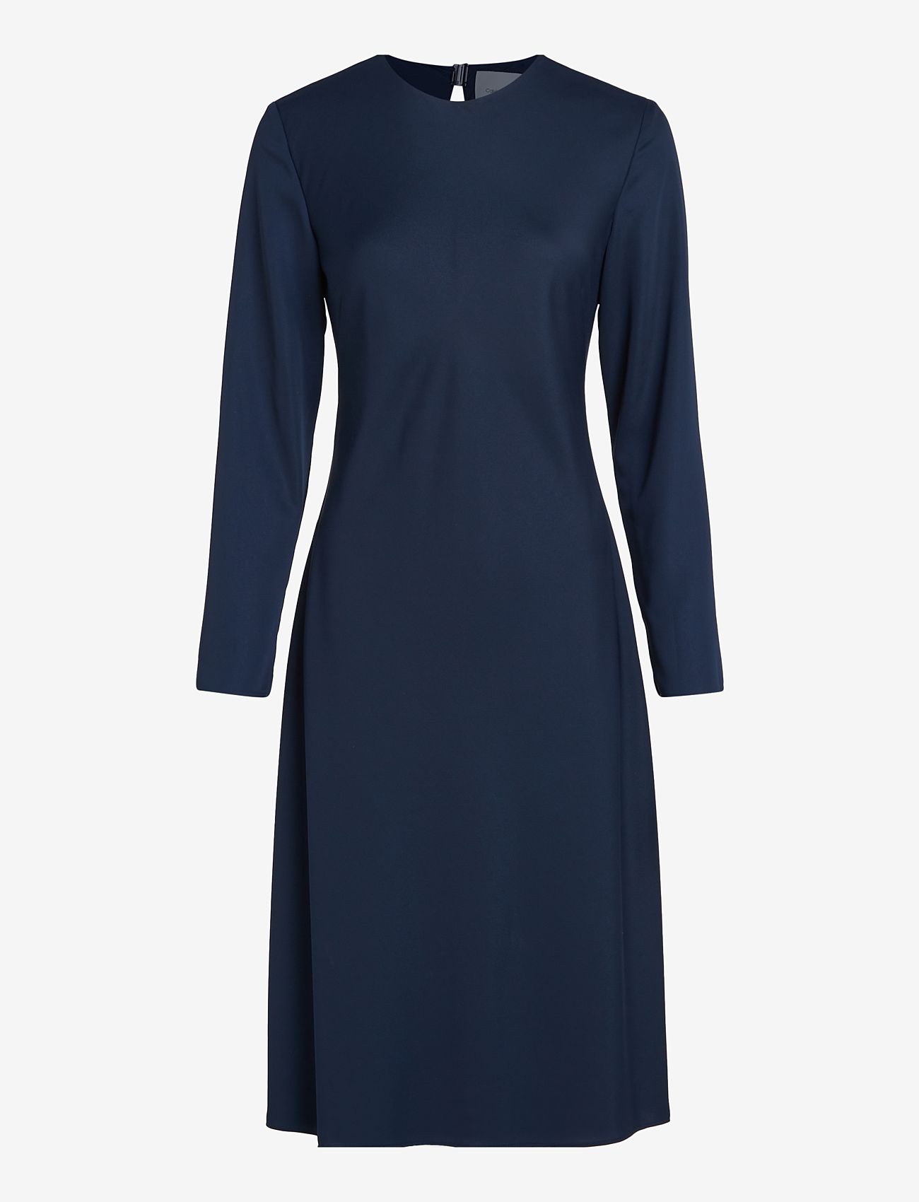 Calvin Klein RECYCLED CDC FIT & FLARE DRESS - Midikleider - NIGHT SKY / navy