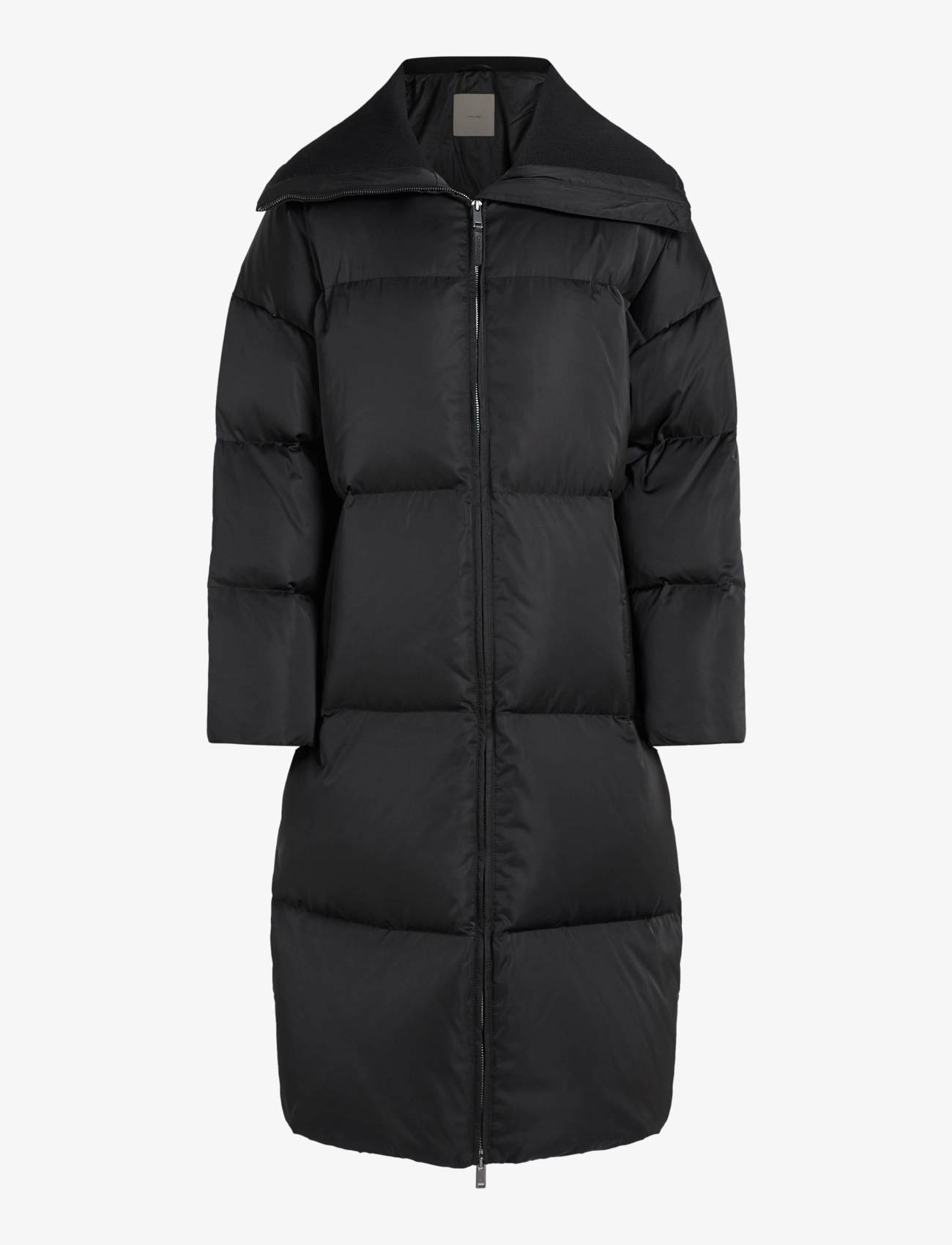 Calvin Klein MW PADDED SATIN COAT - Kleidung - CK BLACK / black