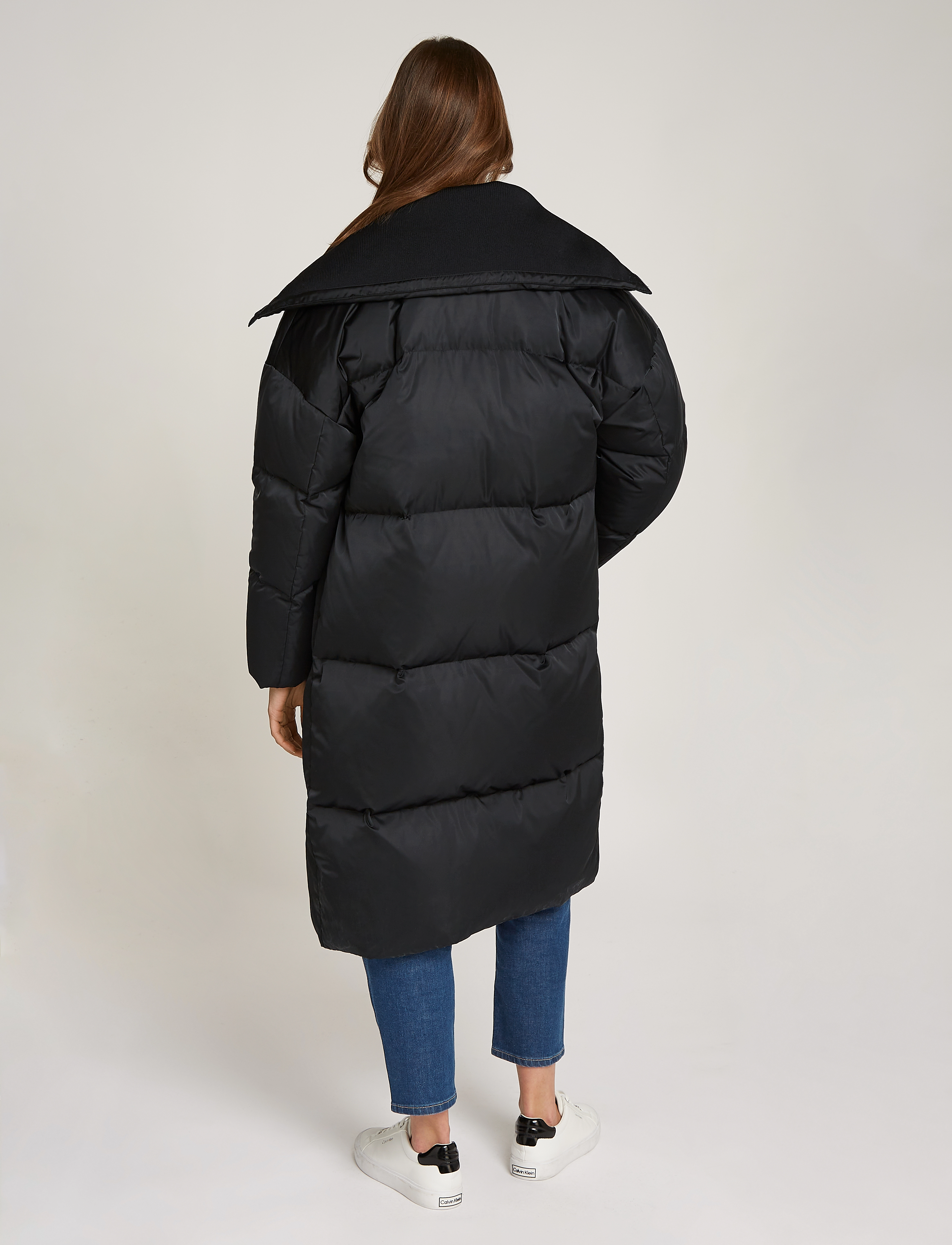 Calvin Klein - MW PADDED SATIN COAT - ck black - 2