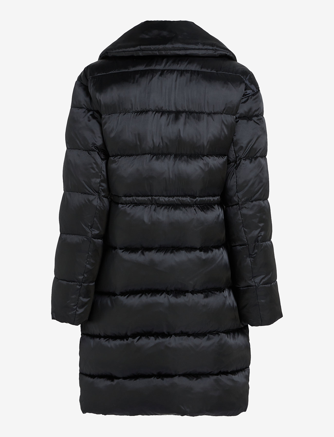 Calvin Klein - MW PADDED SATIN DRAWSTRING COAT - ck black - 5
