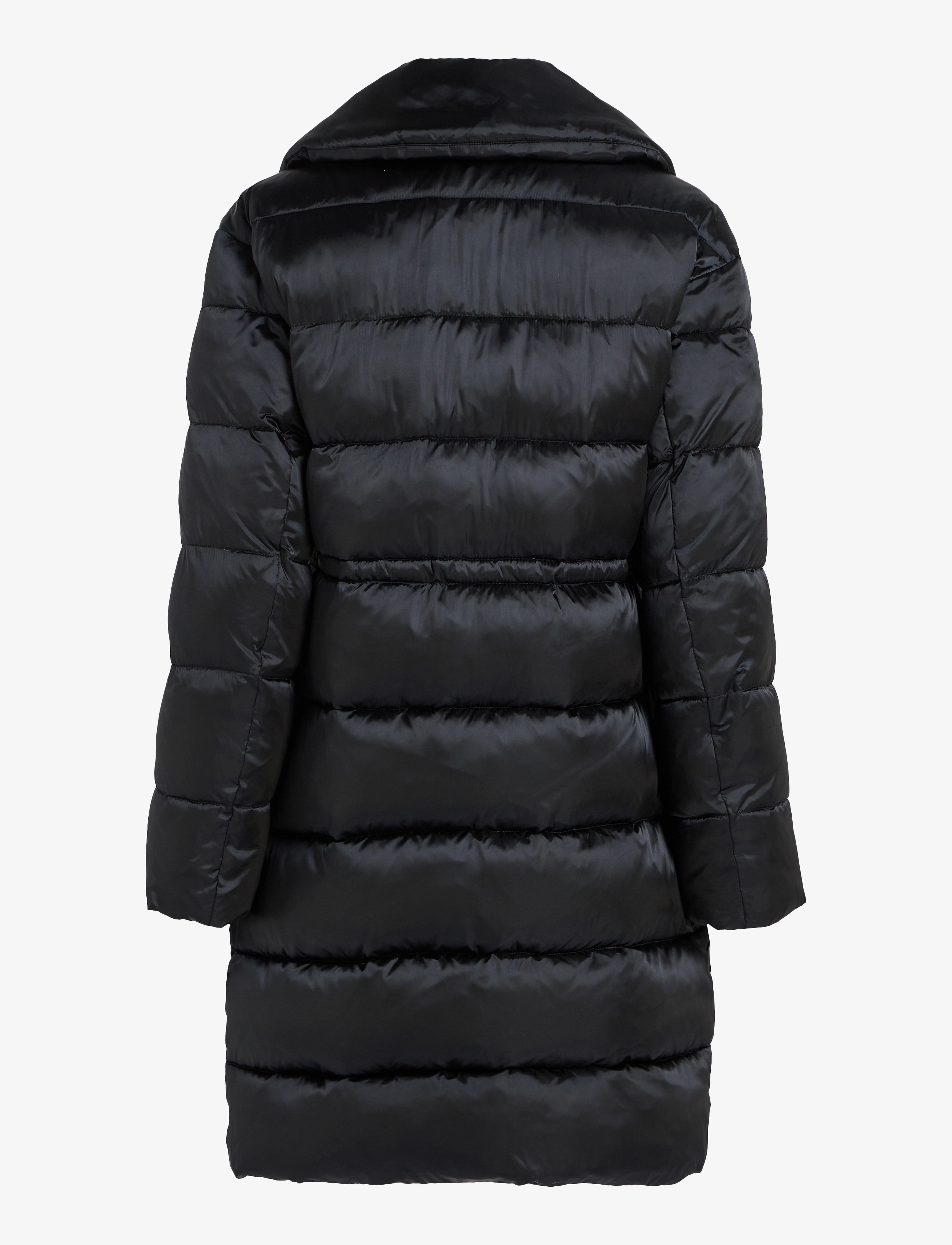 Calvin Klein - MW PADDED SATIN DRAWSTRING COAT - ck black - 5