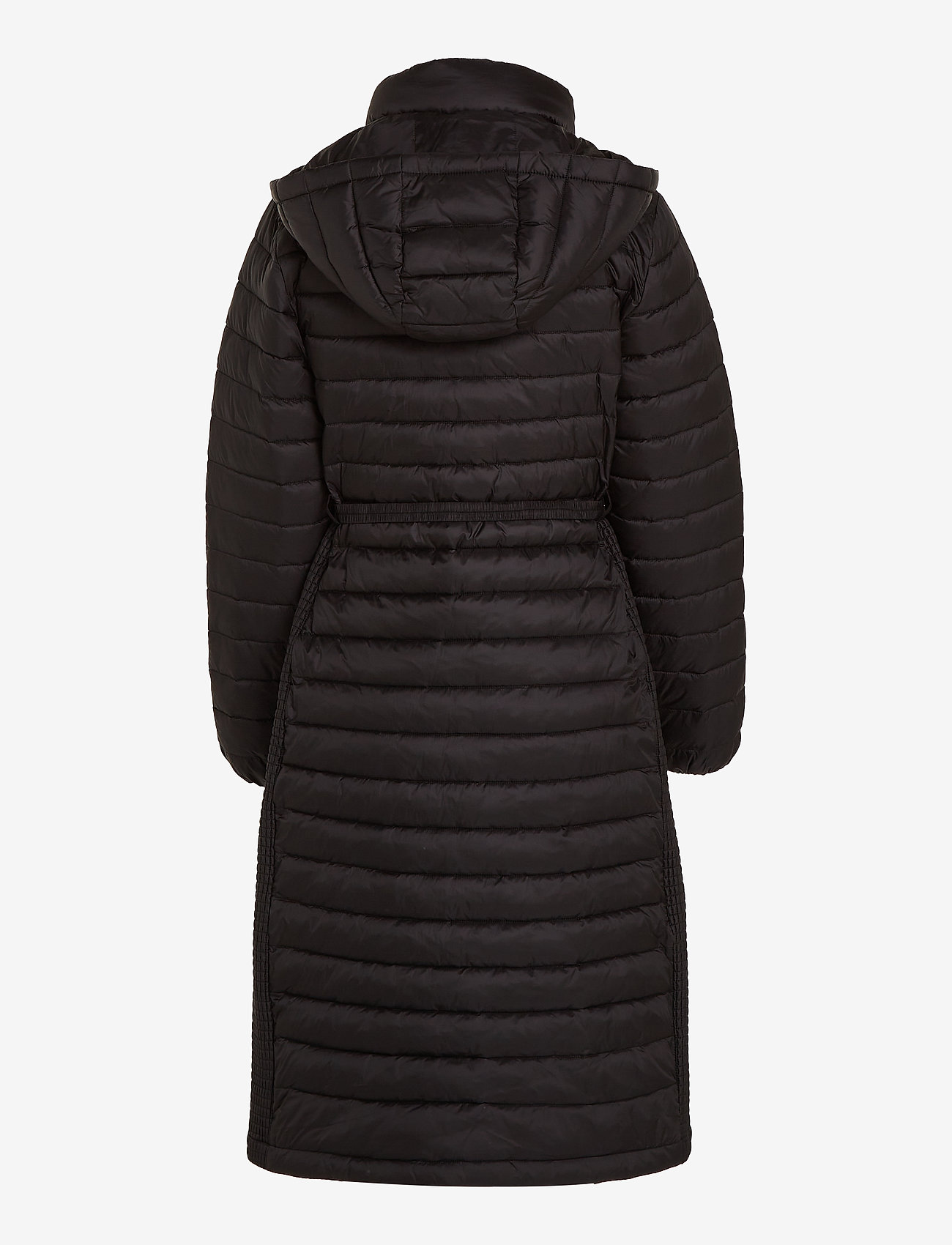 Calvin Klein - LW PADDED SMOCKING MIDI COAT - ck black - 4