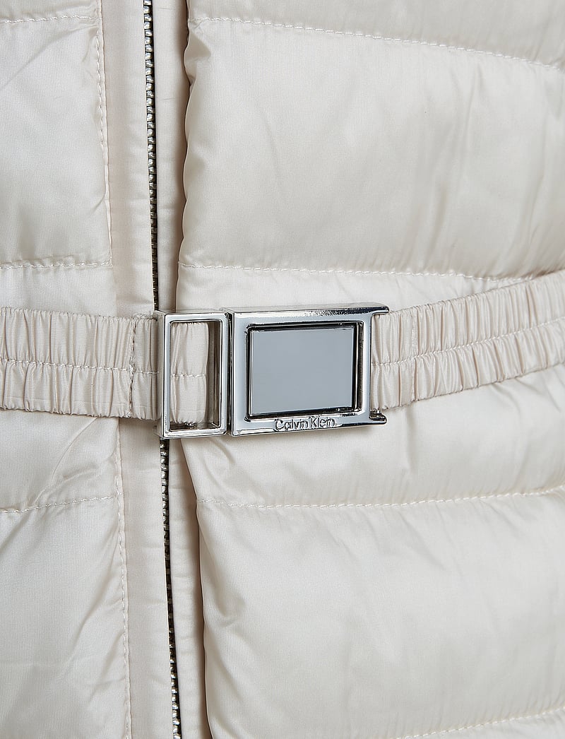 Calvin Klein - LW PADDED SMOCKING MIDI COAT - daunenmantel - gray morn - 4