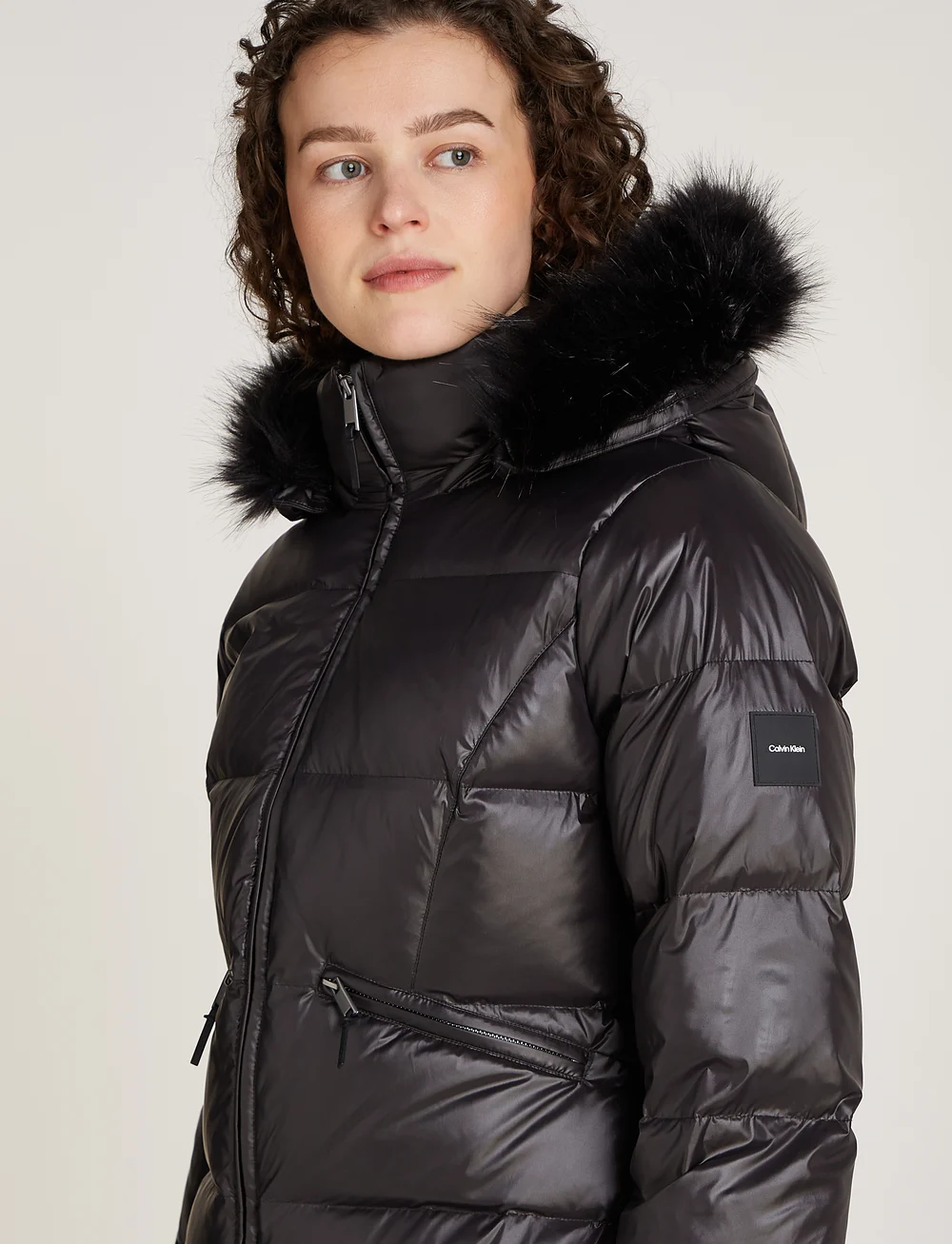 Calvin Klein - MW PADDED REAL DOWN JACKET - dunjakker - ck black - 3
