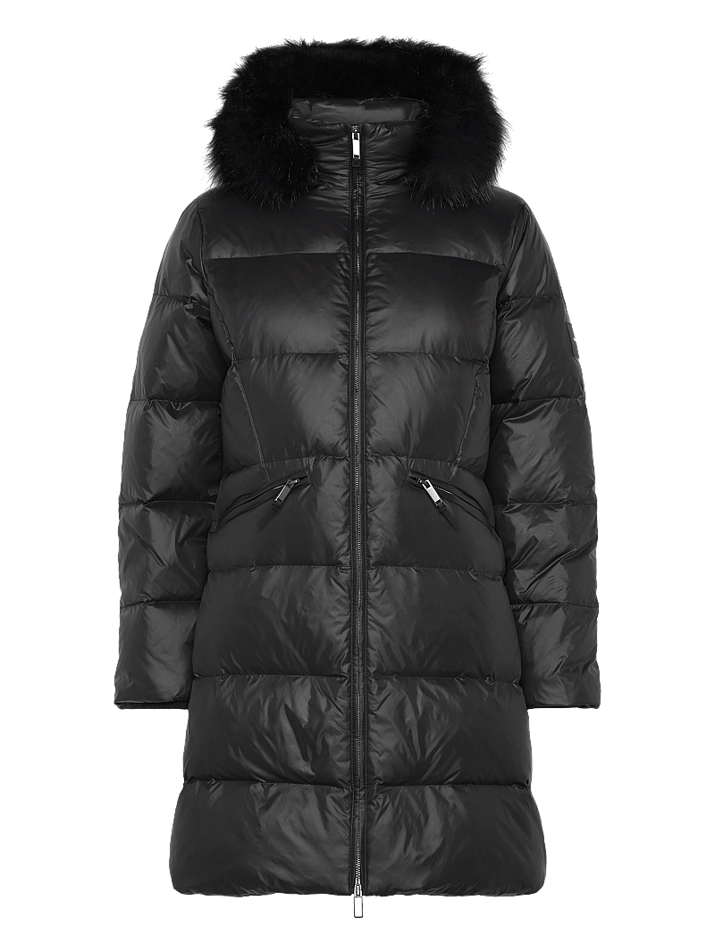 Calvin Klein - MW PADDED REAL DOWN COAT - voodriga mantlid - ck black - 1