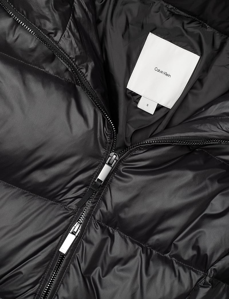 Calvin Klein - MW PADDED REAL DOWN COAT - voodriga mantlid - ck black - 5