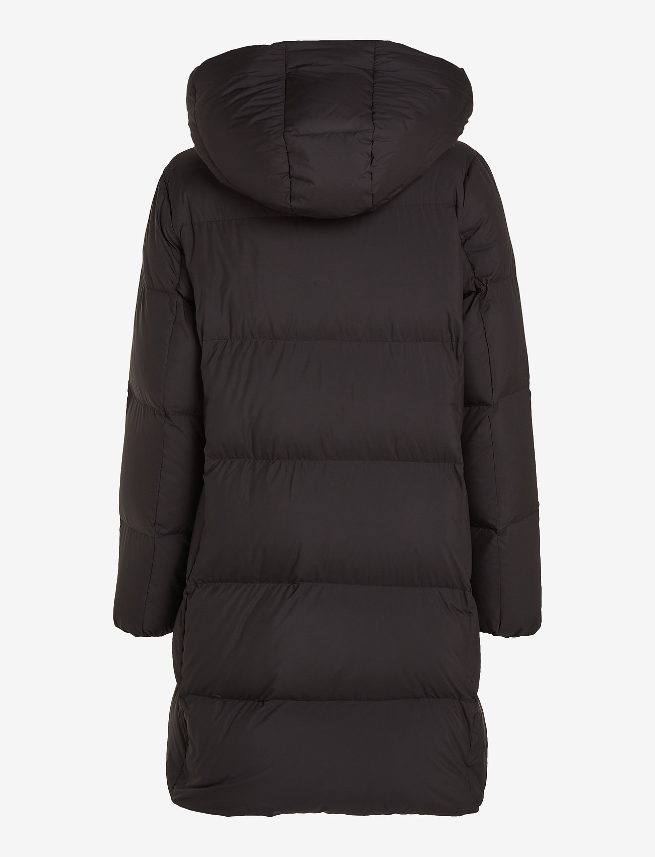 Calvin Klein - LW PADDED FUNNEL NECK WRAP COAT - ck black - 5