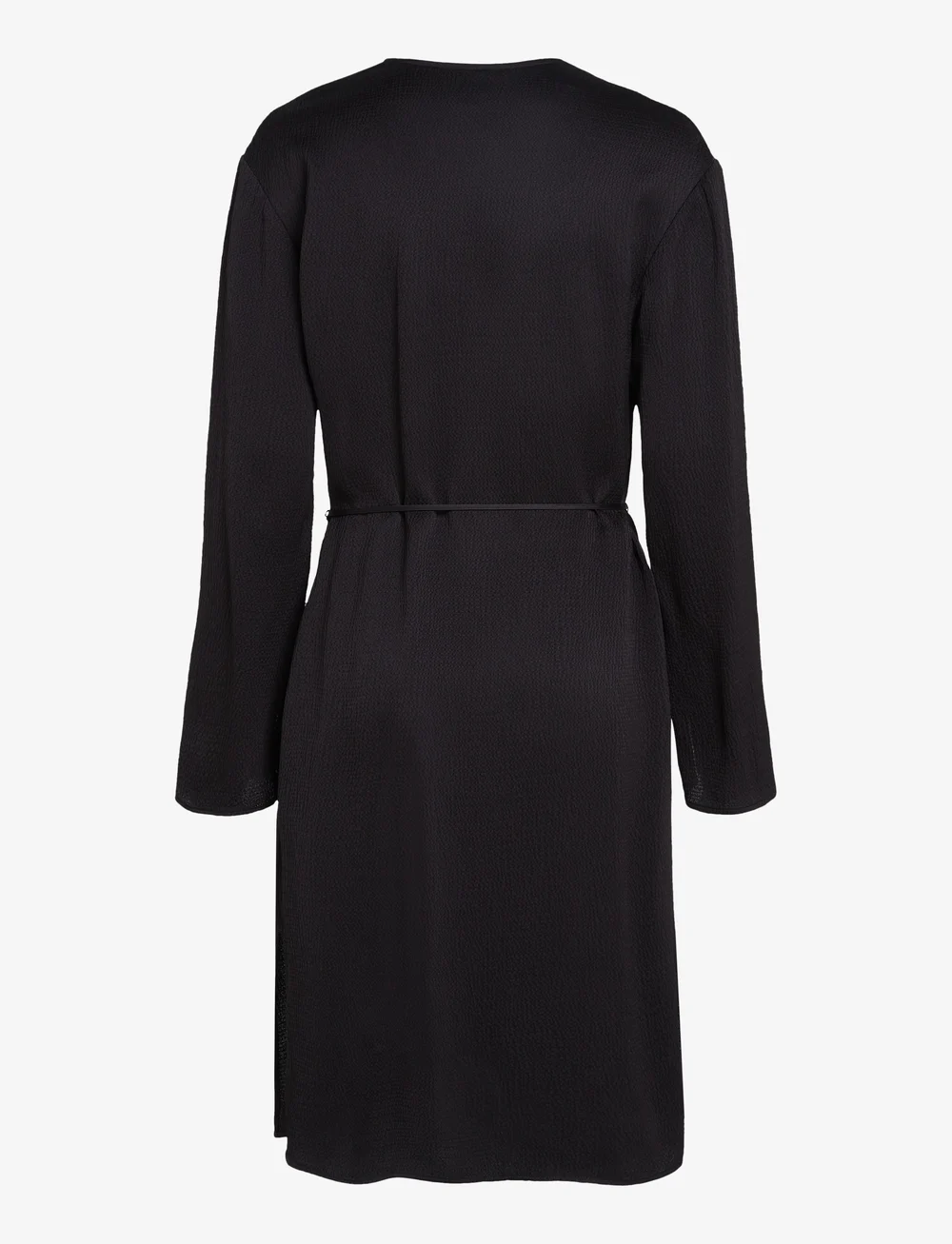 Calvin Klein - HAMMERED SATIN V NECK DRESS - cocktail dresses - ck black - 5