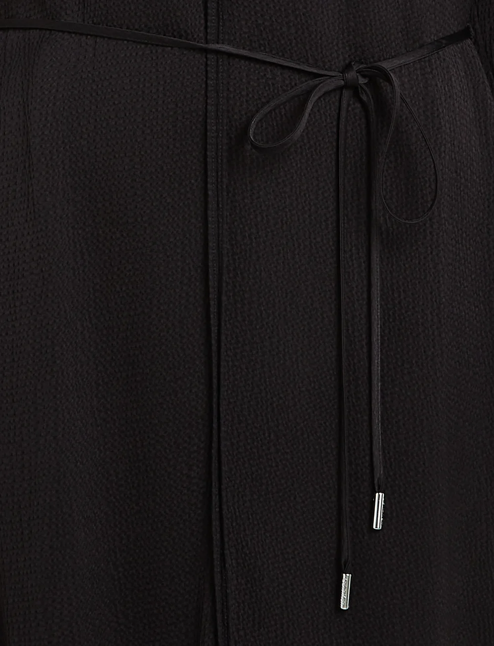 Calvin Klein - HAMMERED SATIN V NECK DRESS - cocktail dresses - ck black - 4