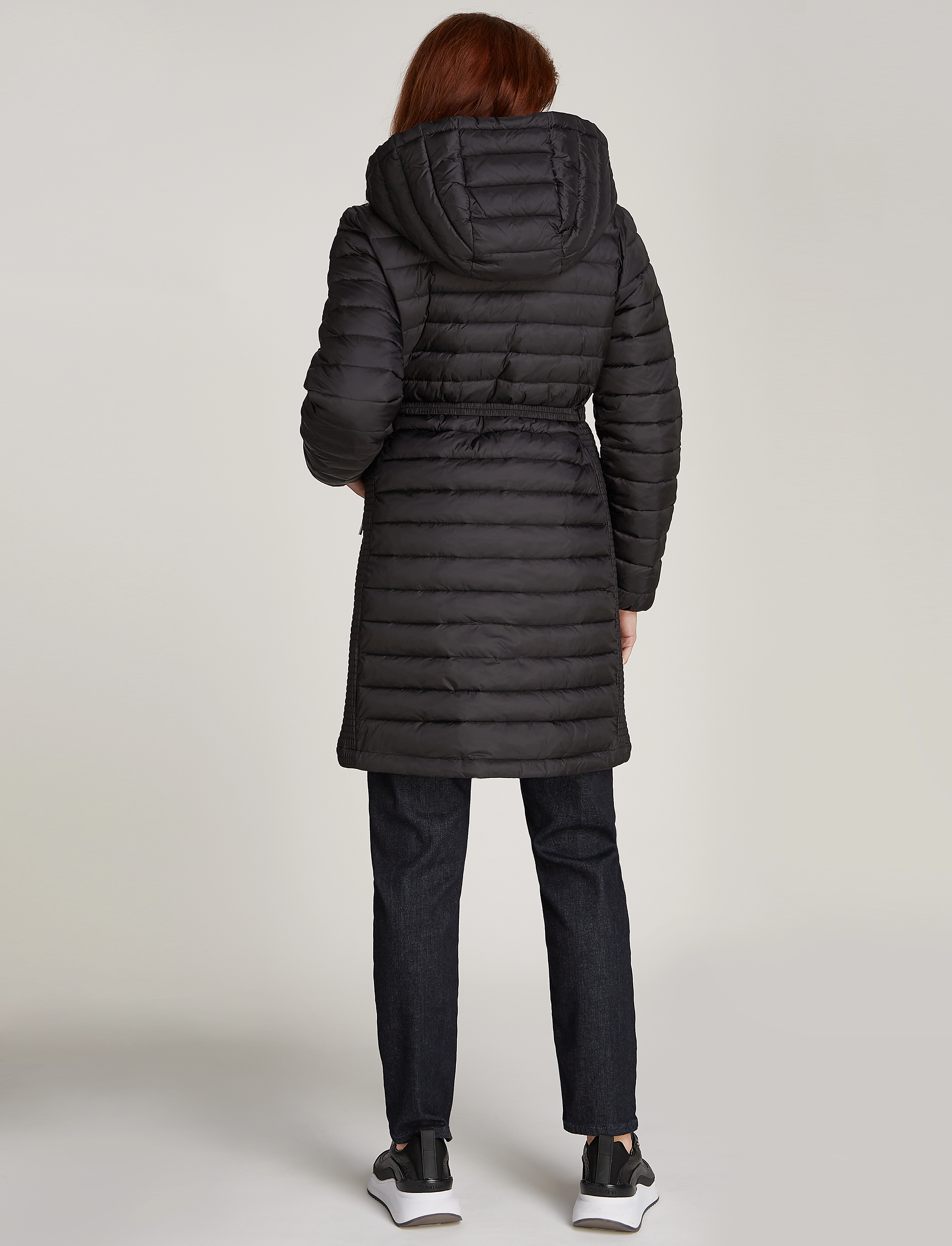 Calvin Klein - LW PADDED SMOCKING KNEE COAT - ck black - 2