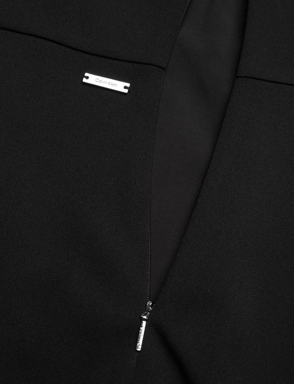 Calvin Klein - SCUBA CREPE FRONT TWIST DRESS - stramme kjoler - ck black - 3